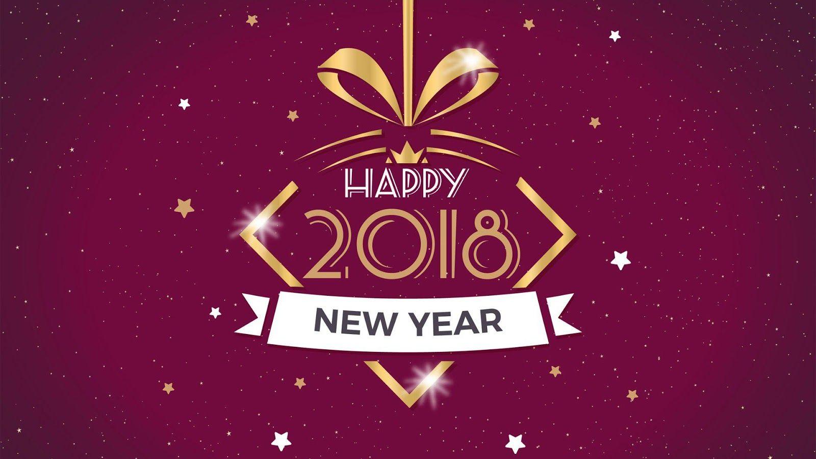 Happy New Year 2018 HD Wallpaper, Image, Picture, GIF, Live
