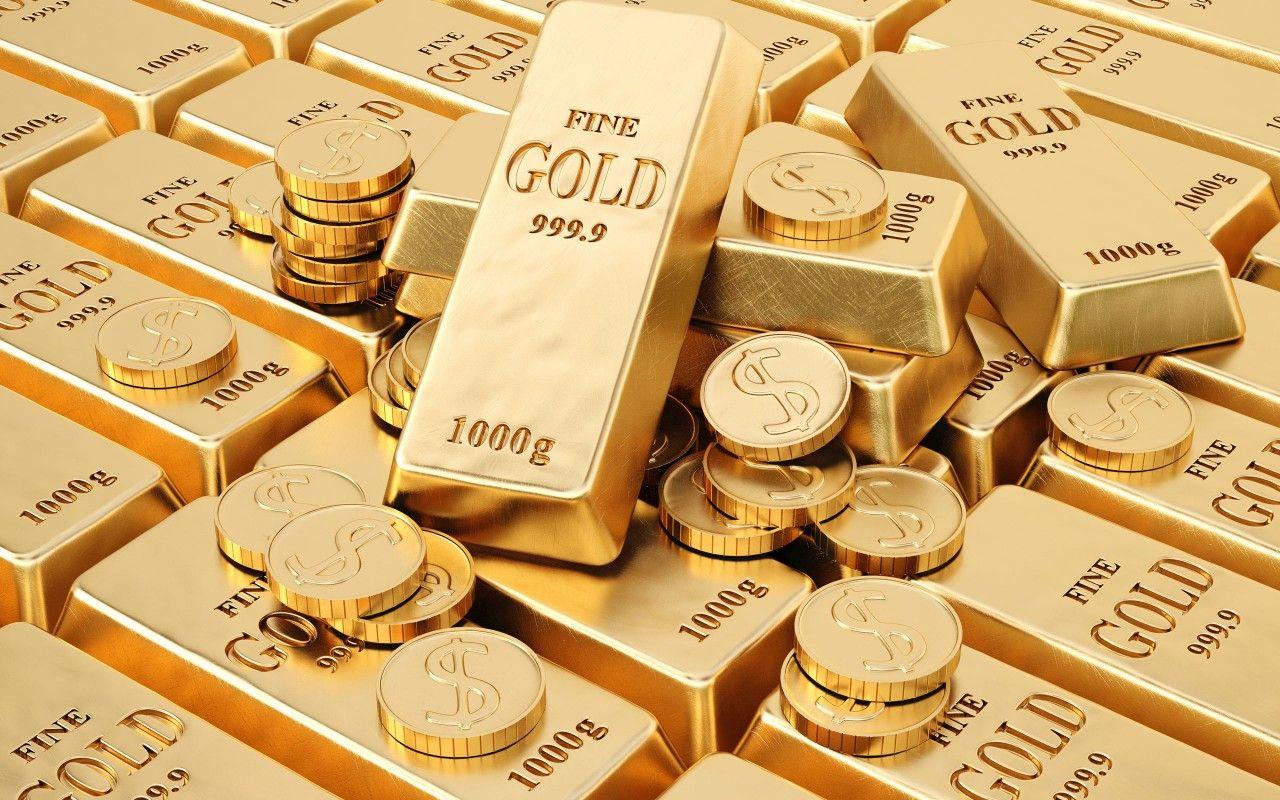 Gold Bars & Coins wallpaper. Gold Bars & Coins