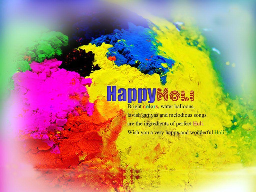 Holi Festival Wallpaper for Desktop