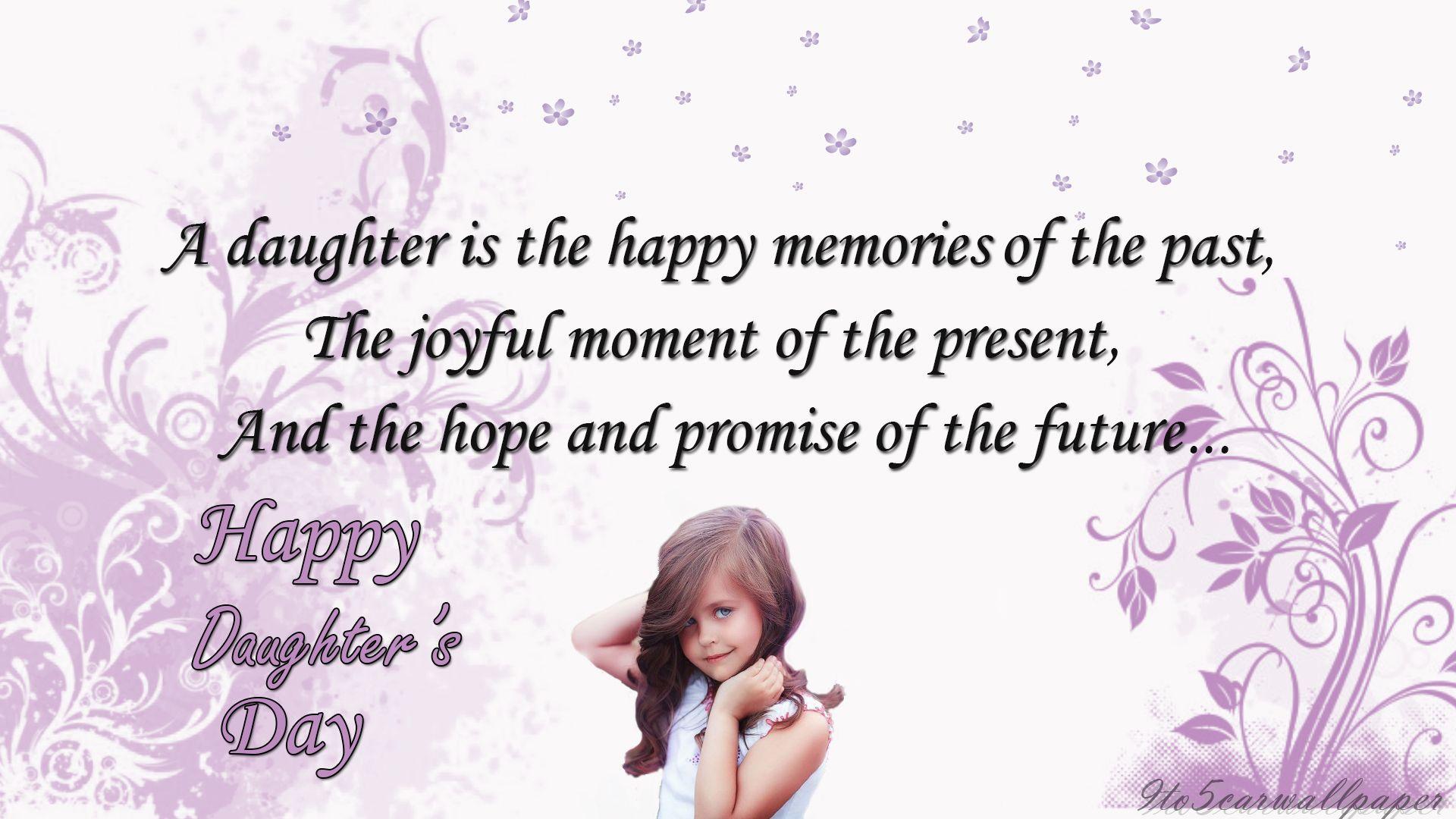 Happy Daughters Day Image Pics and Wallpaper