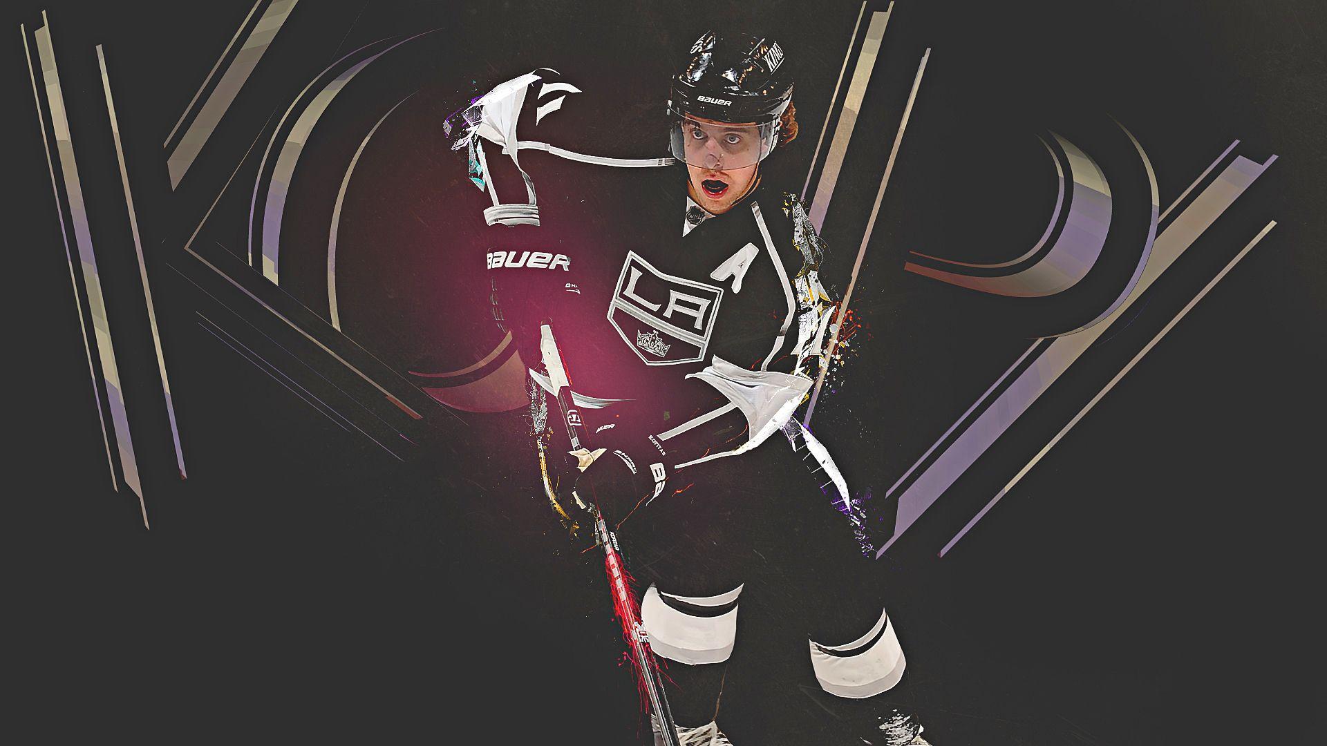 Anze Kopitar on black background wallpaper and image
