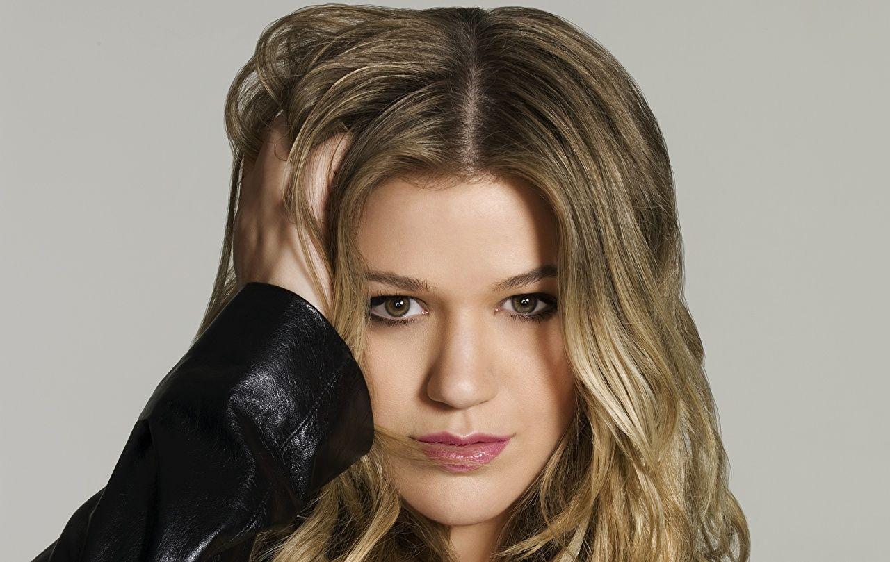 Wallpaper Kelly Clarkson Eyes Face Hair Girls Music Glance