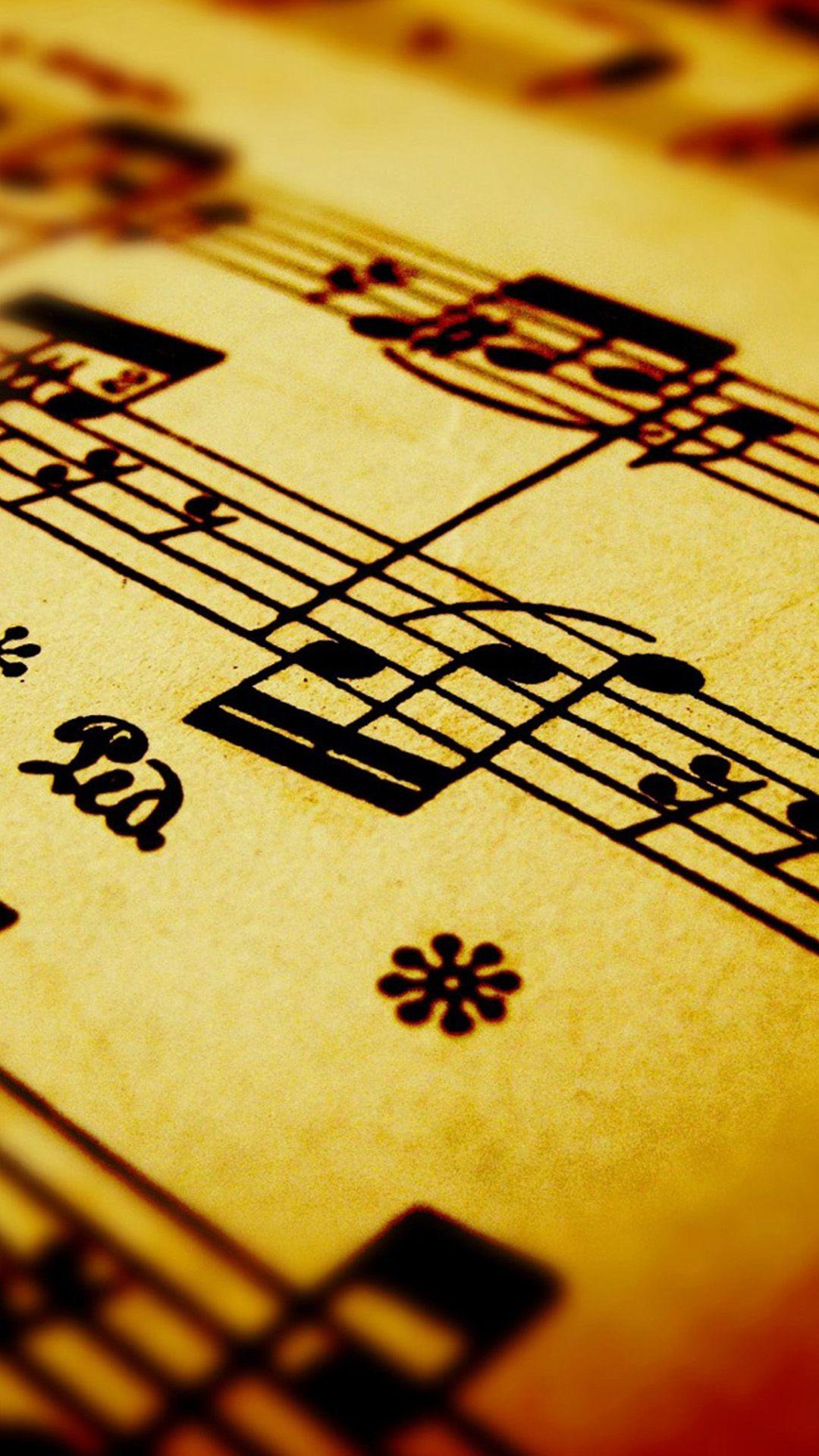 Music Notes. Samsung Galaxy S5 Wallpaper. Music