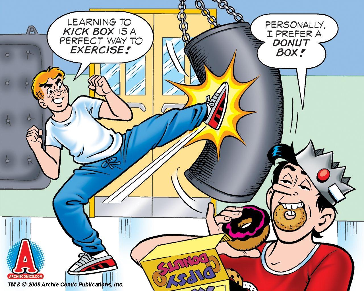 Archie and Jughead. Rodrick's Archie Comics Wallpaper Collection