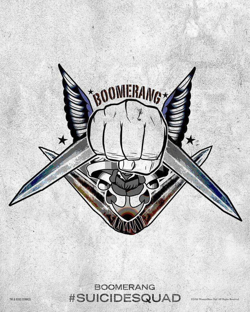 Suicide Squad Logo Boomerang wallpaper HD 2016 in Movies