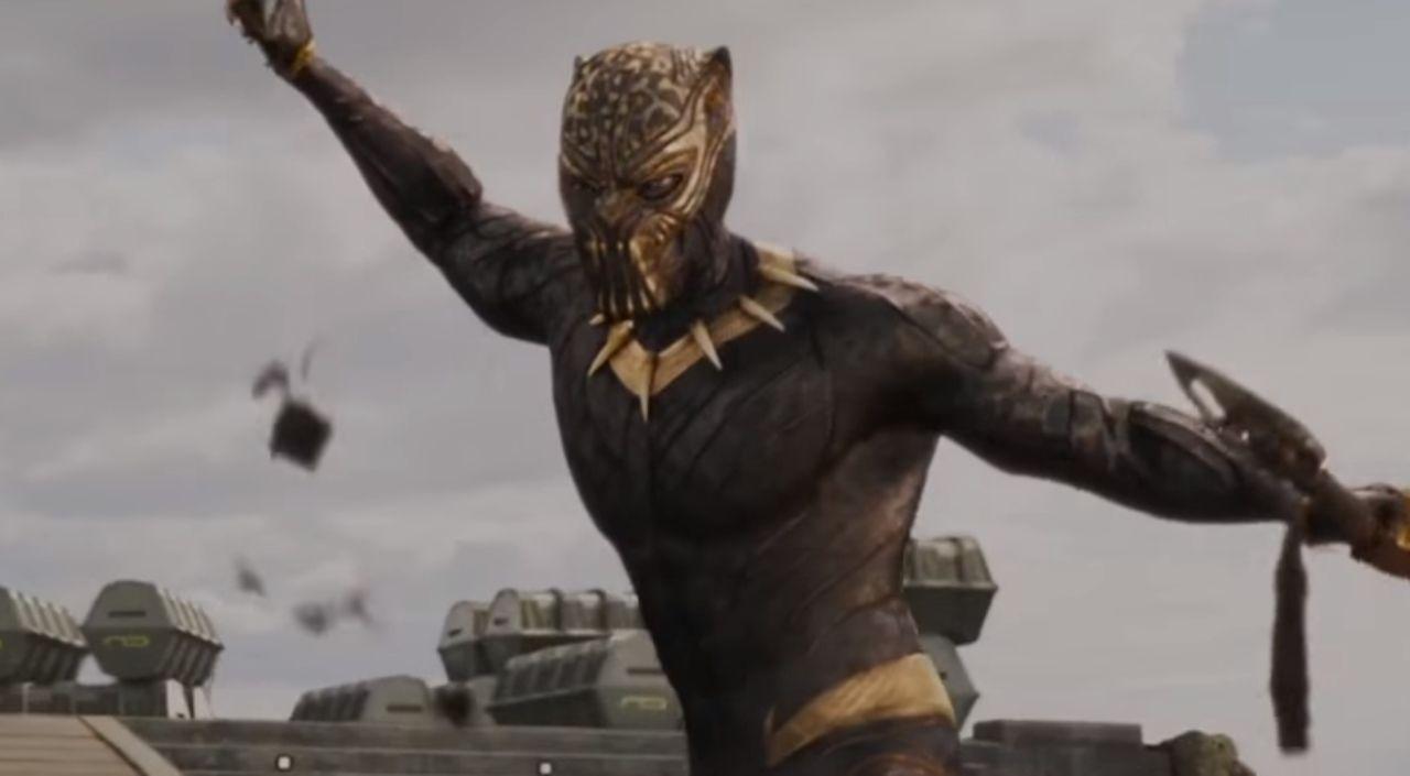 Black Panther': First Look At Killmonger's Golden Jaguar Suit