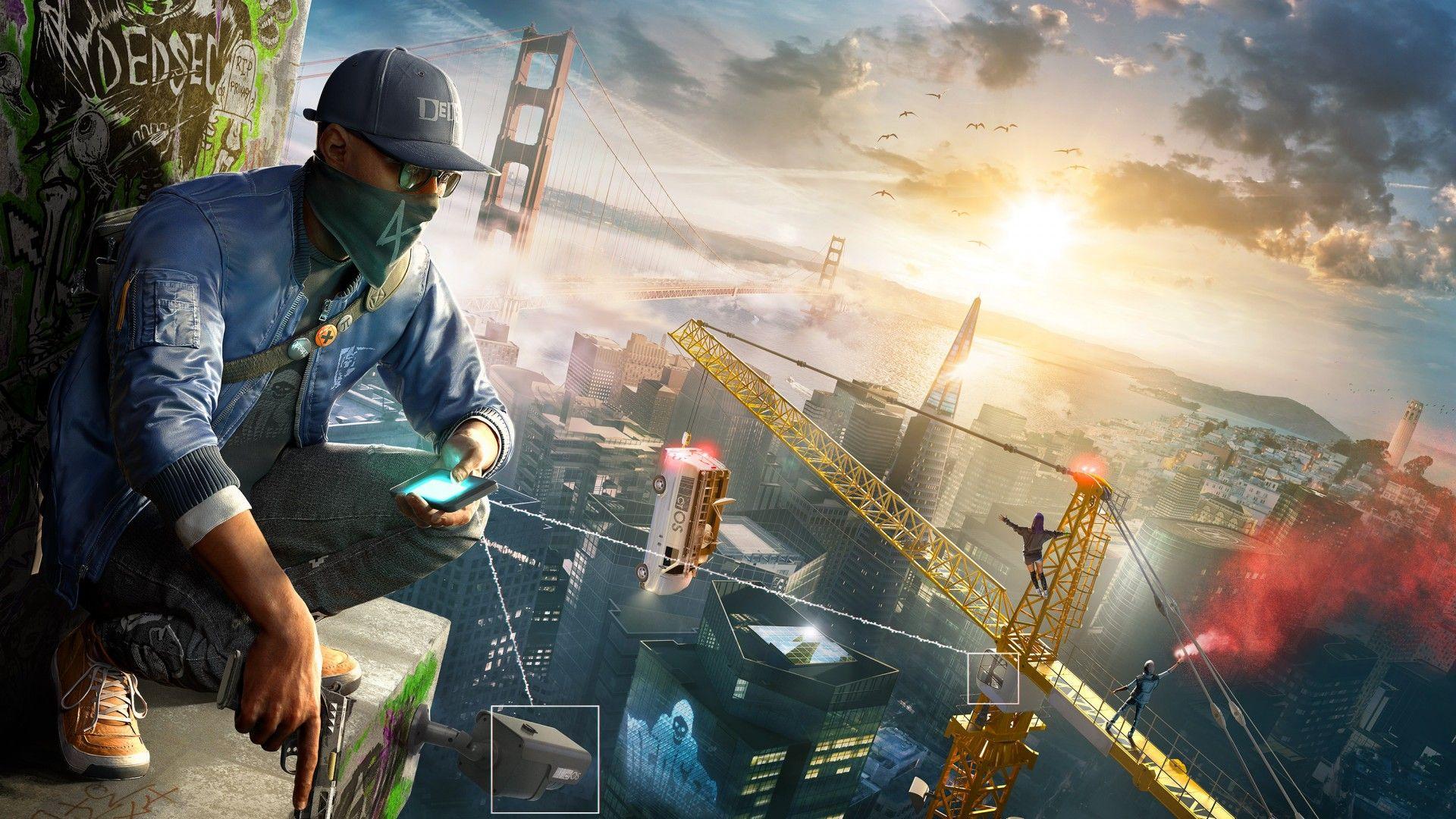 Wallpaper Watch Dogs 2, 2016, PC, PS4, Xbox, Games