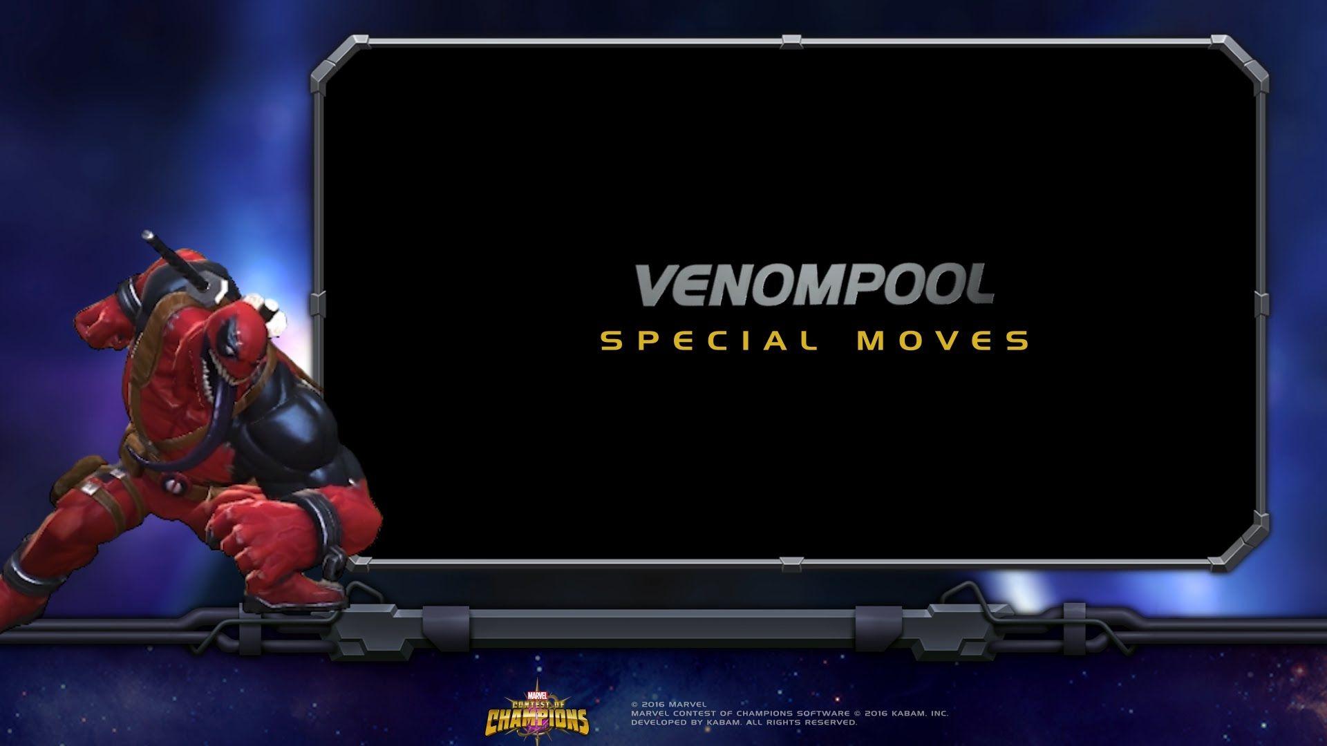 Venompool Special Moves. Marvel Contest of Champions