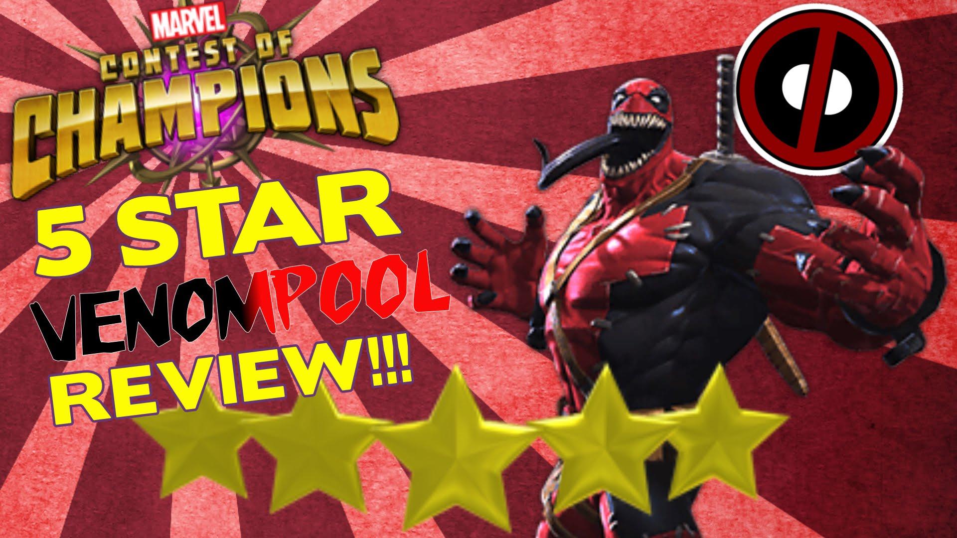Marvel Contest Of Champions Star Venompool Review!