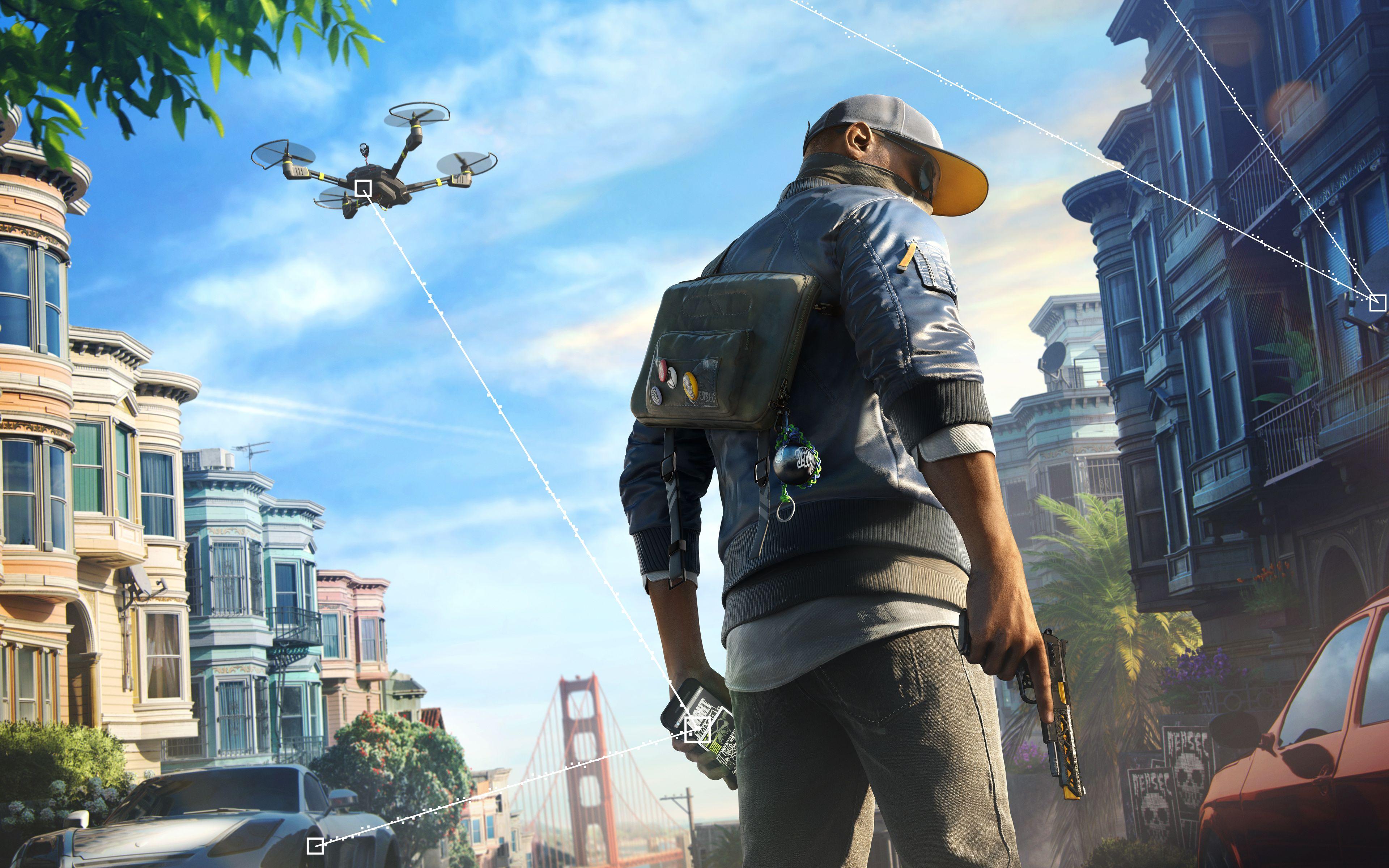 Watch Dogs 2 Wallpaper Background 62010 3840x2400 px