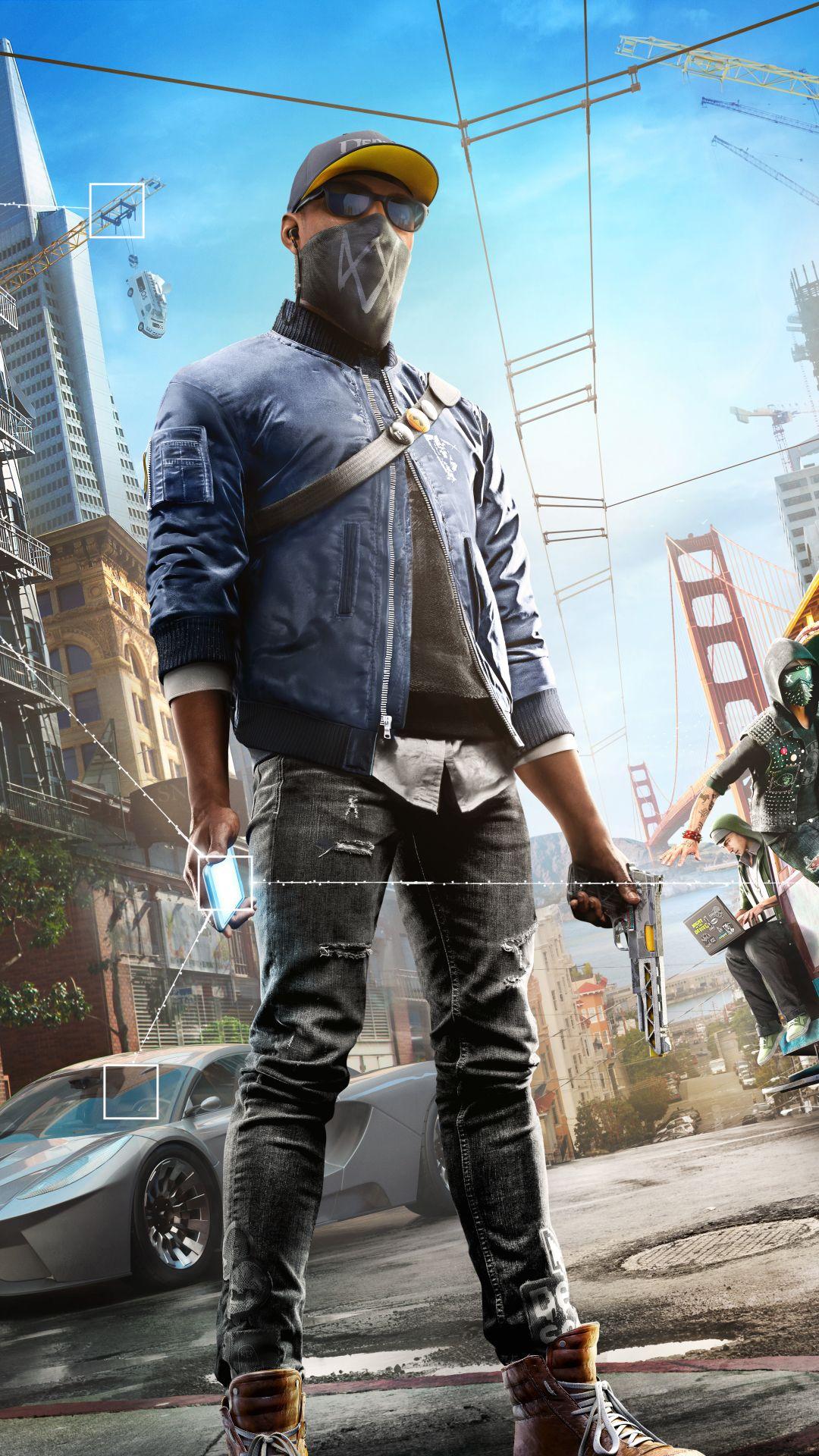 Video Game Watch Dogs 2 (1080x1920) Wallpaper
