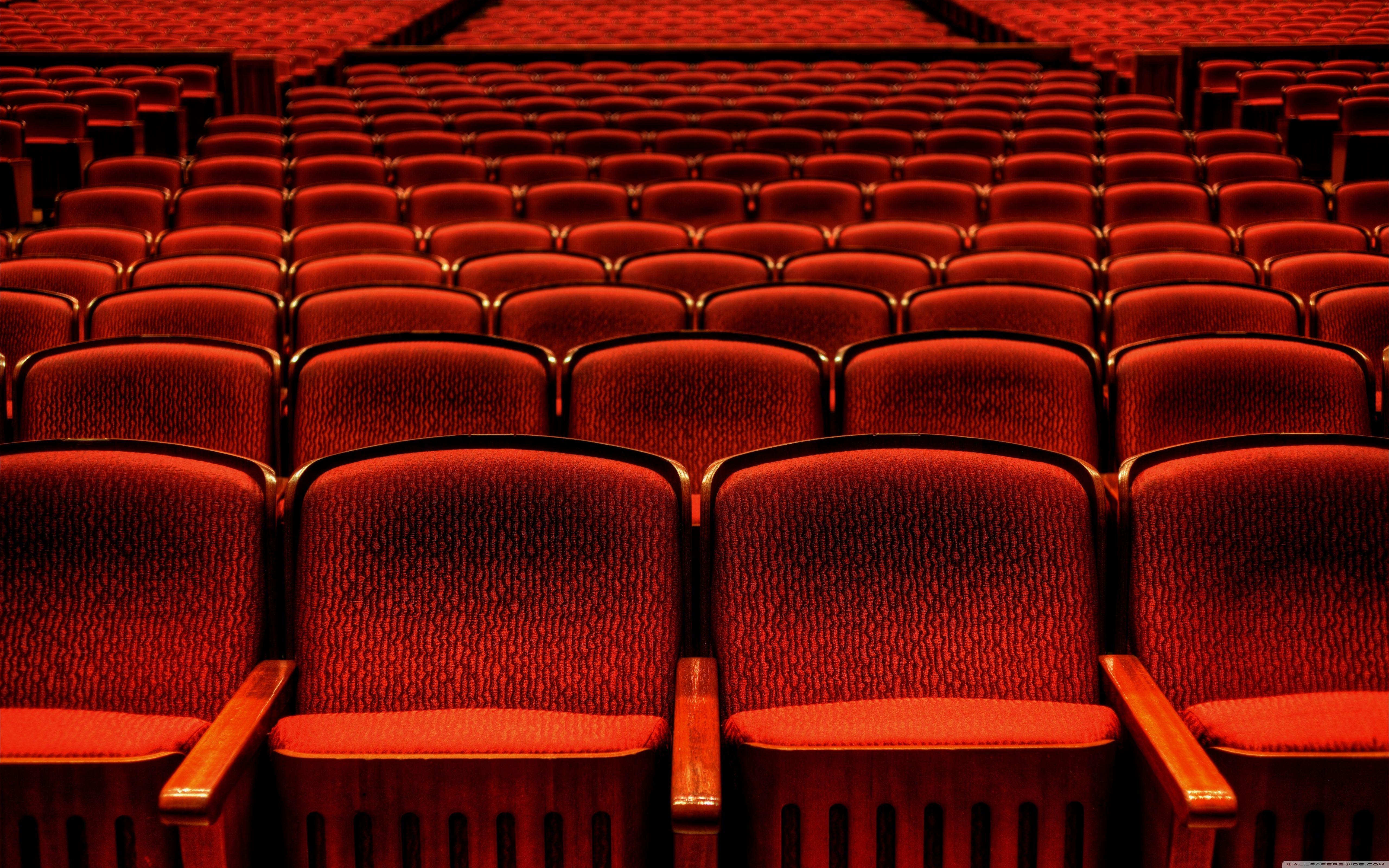 Red Theater Seats ❤ 4K HD Desktop Wallpaper for 4K Ultra HD TV