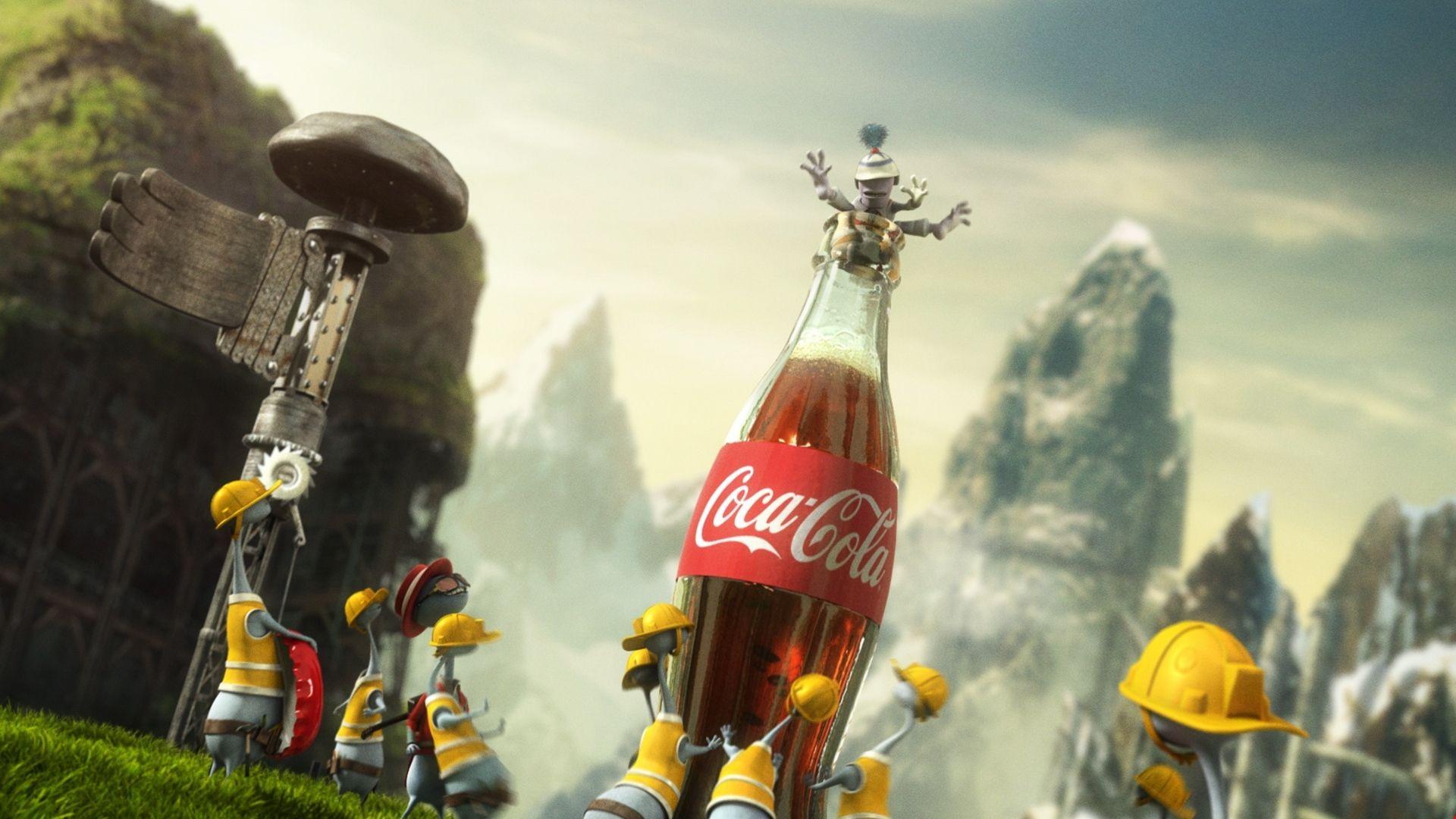 Coca Cola, Drink, Soda & Logo Background. HD