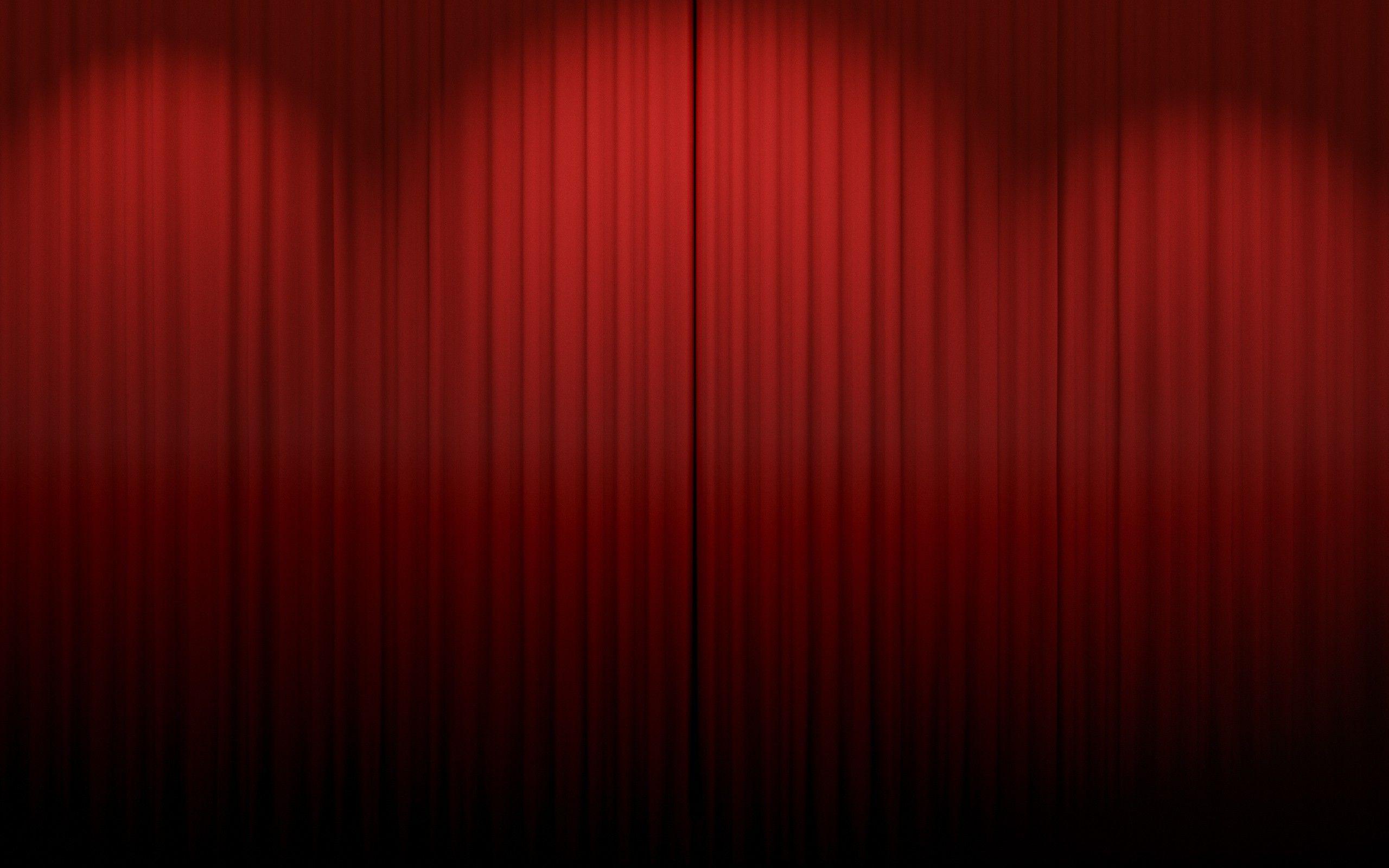 red curtains theatre scenario 2560x1600 wallpaper High Quality