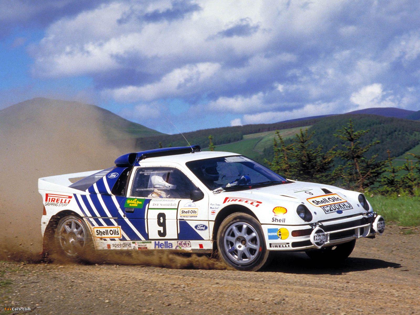 RS200 Group B Rally Car photo