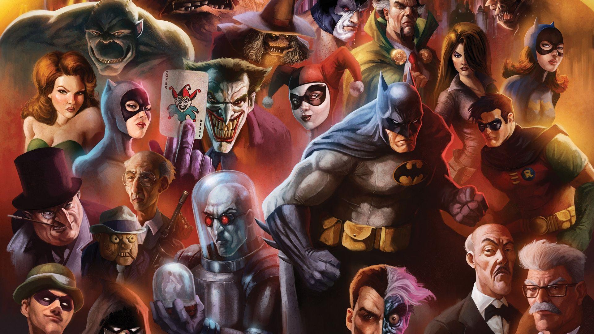 DC Comics Characters Poster Desktop Wallpapers