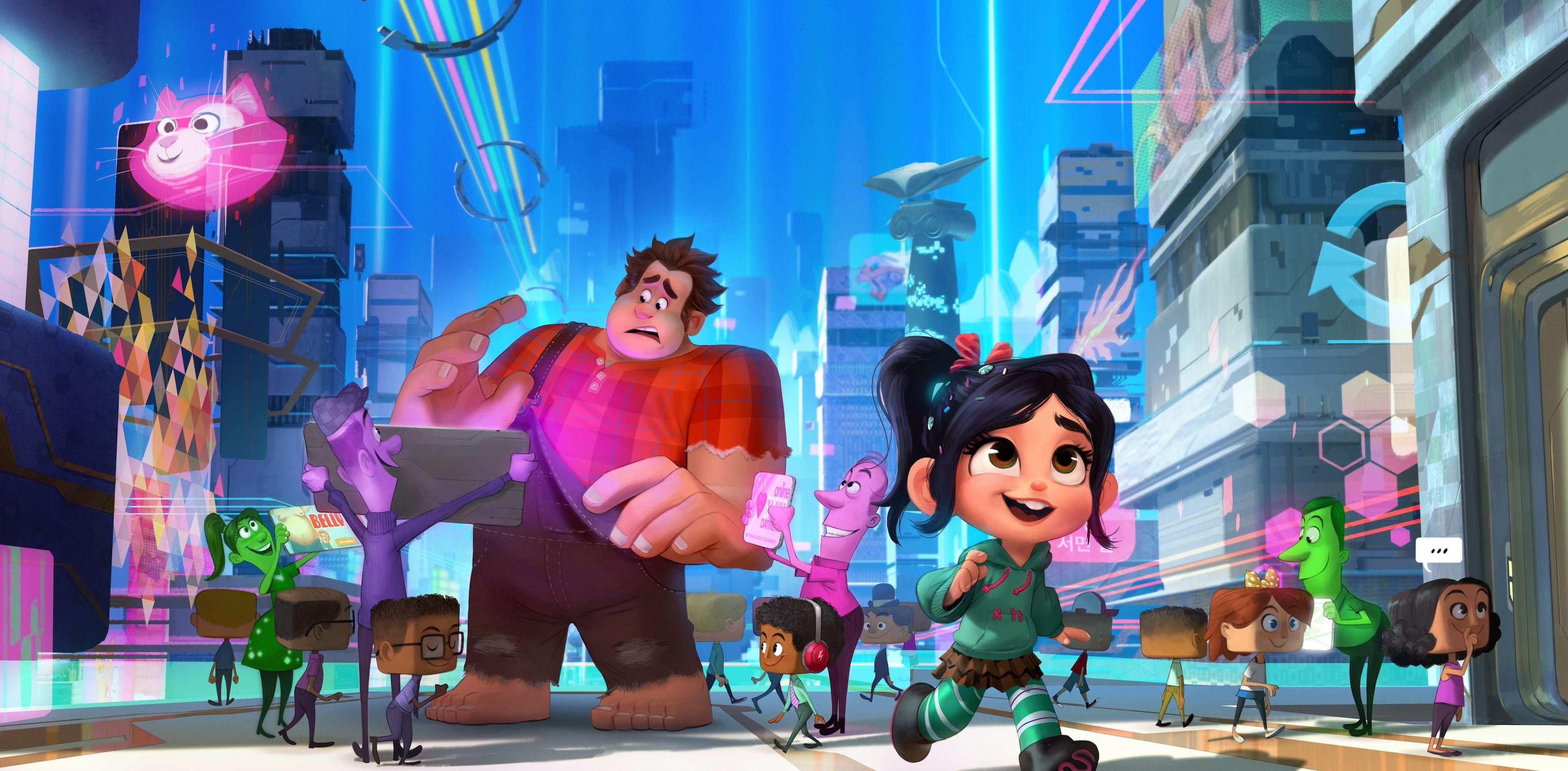 Ralph Breaks The Internet Wreck It Ralph 2 Wallpapers Wallpaper Cave