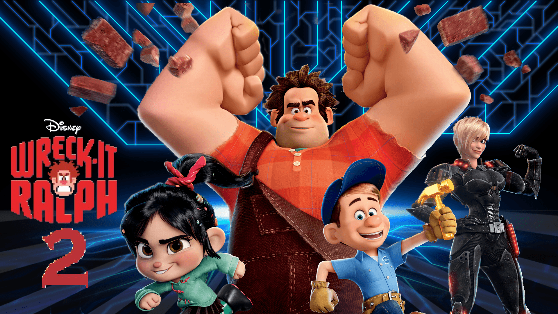 Ralph Breaks The Internet Wreck It Ralph 2 Wallpapers Wallpaper Cave