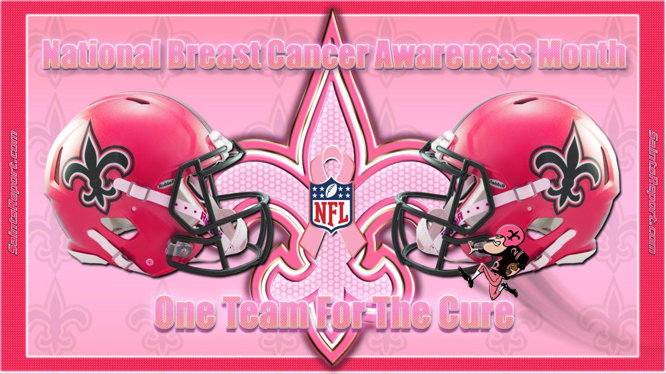 National Breast Cancer Awareness Month Orleans Saints
