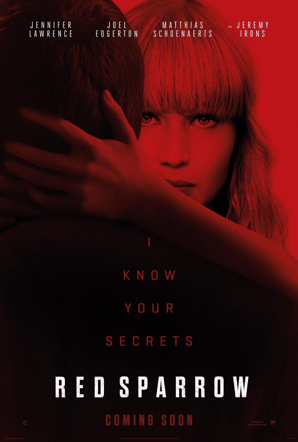Red Sparrow 2018 Movie Posters