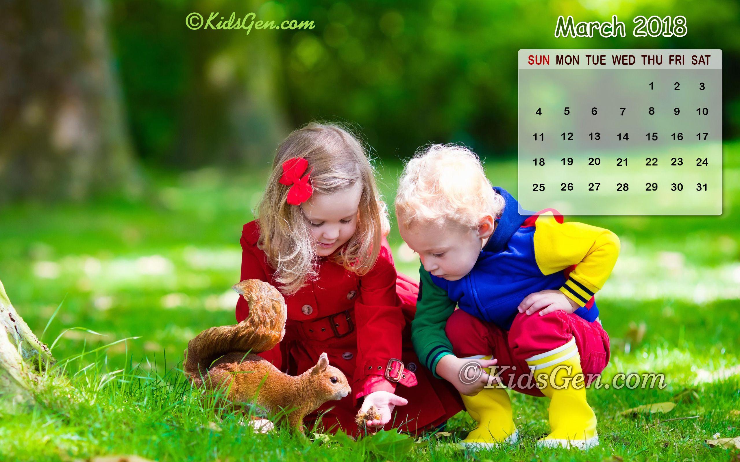 Month wise Calender Wallpaper 2018