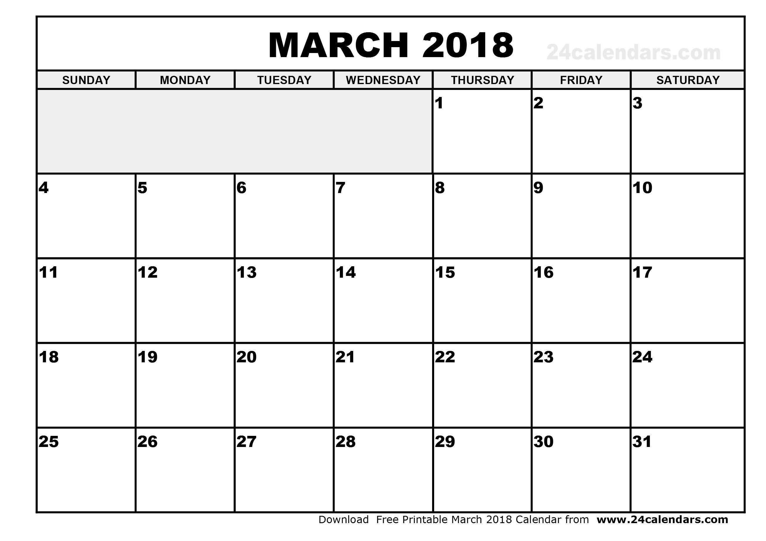 Wallpaper Calendar March 2018