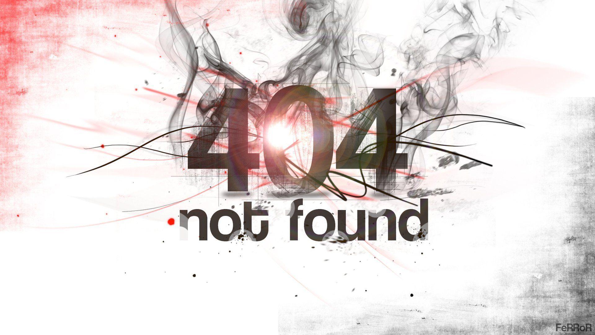 not found error 404 ferror fon HD wallpaper