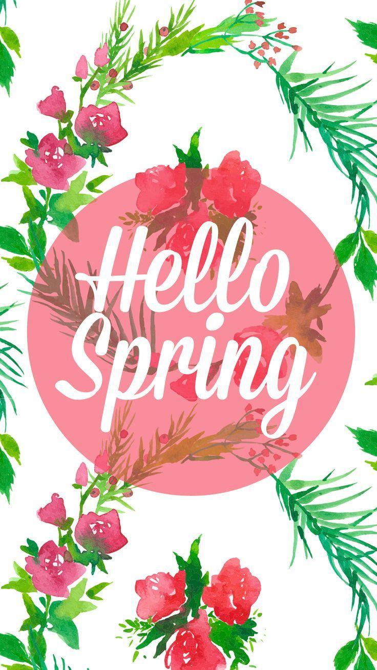 Hello spring wallpaper ideas. Hello spring