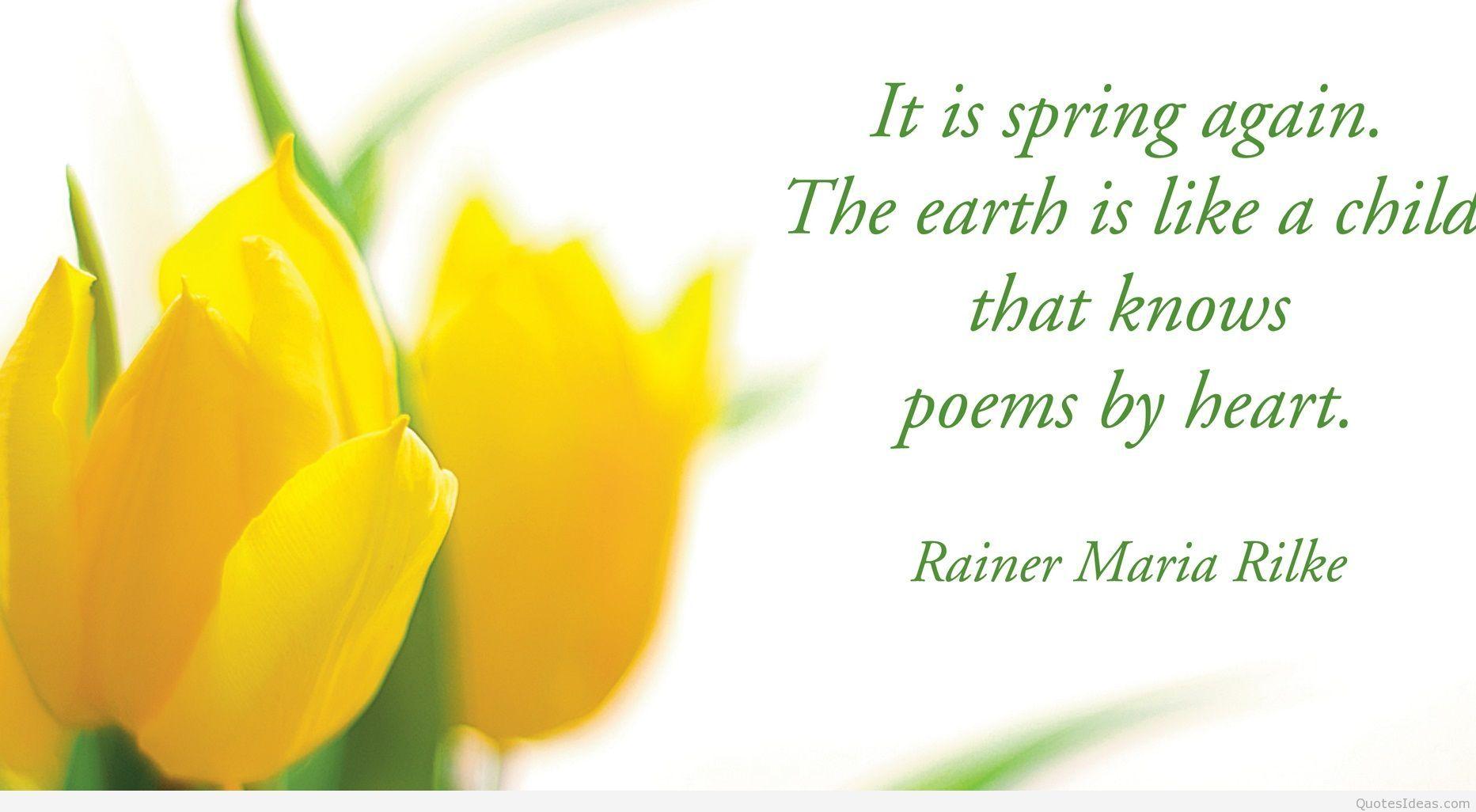 Spring quotes image & spring wallpaper quotes