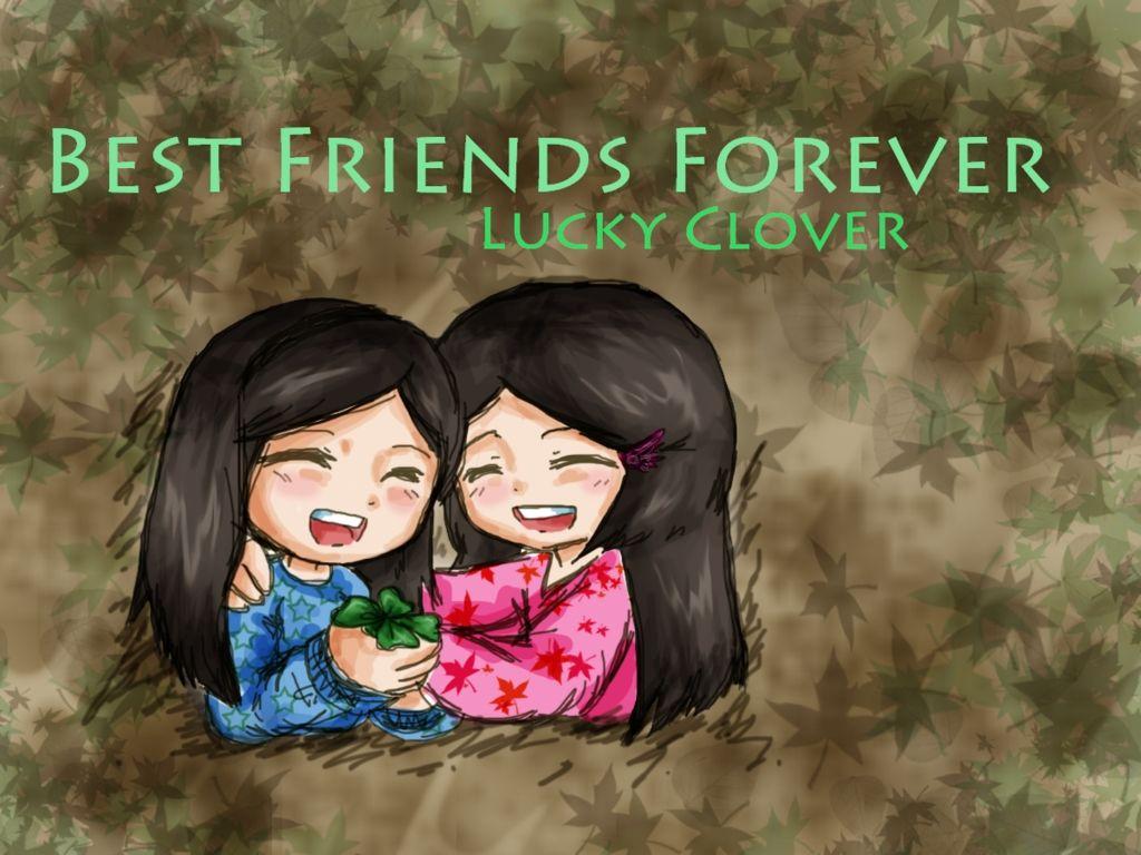 Best Friends Forever Background Girls. Craft Ideas DIY