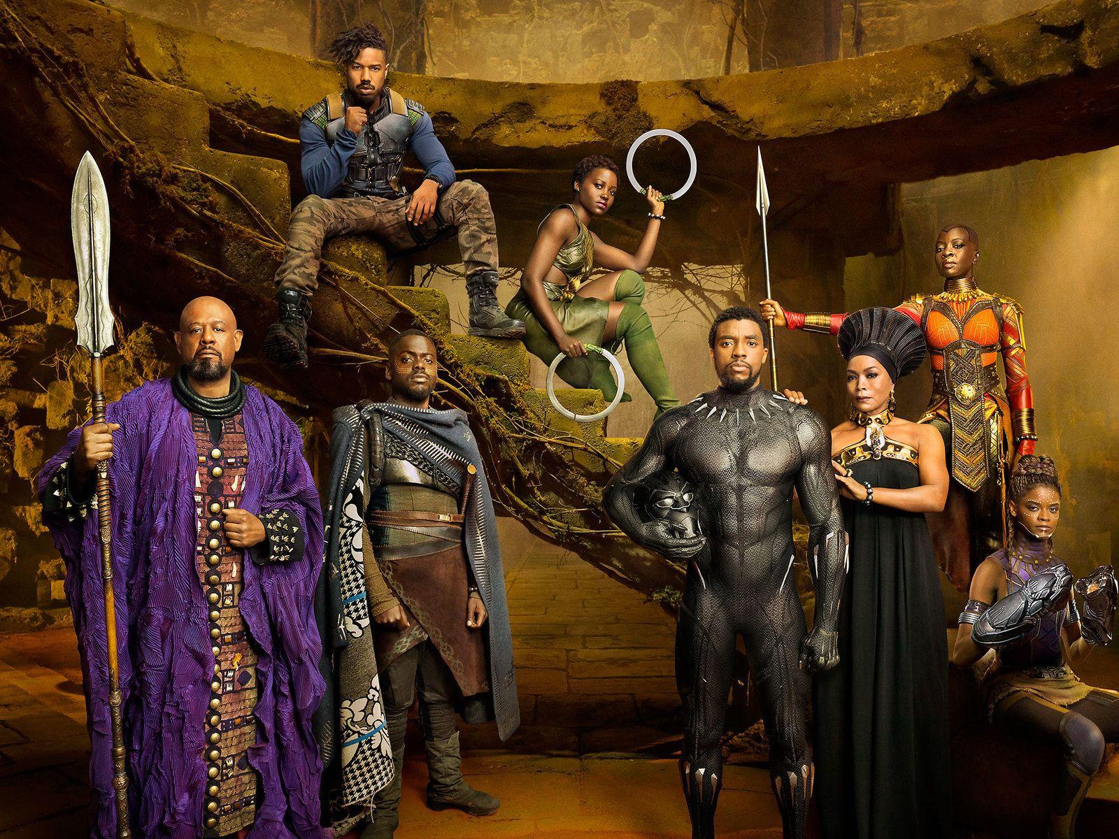 Black Panther Movie Cast 1600x1200 Resolution HD 4k