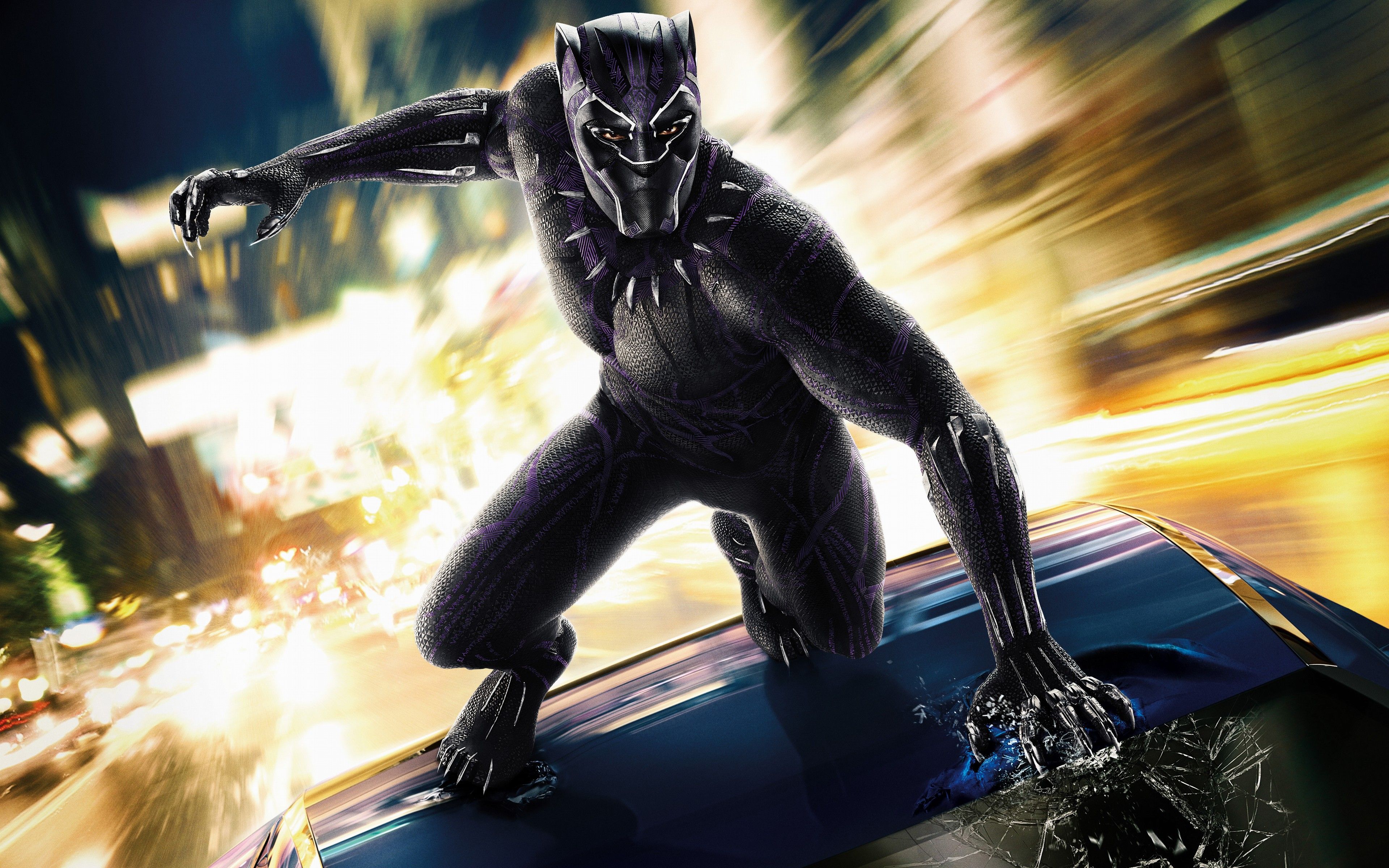 Black Panther Film Wallpaper 4K HD Free Download For Desktop