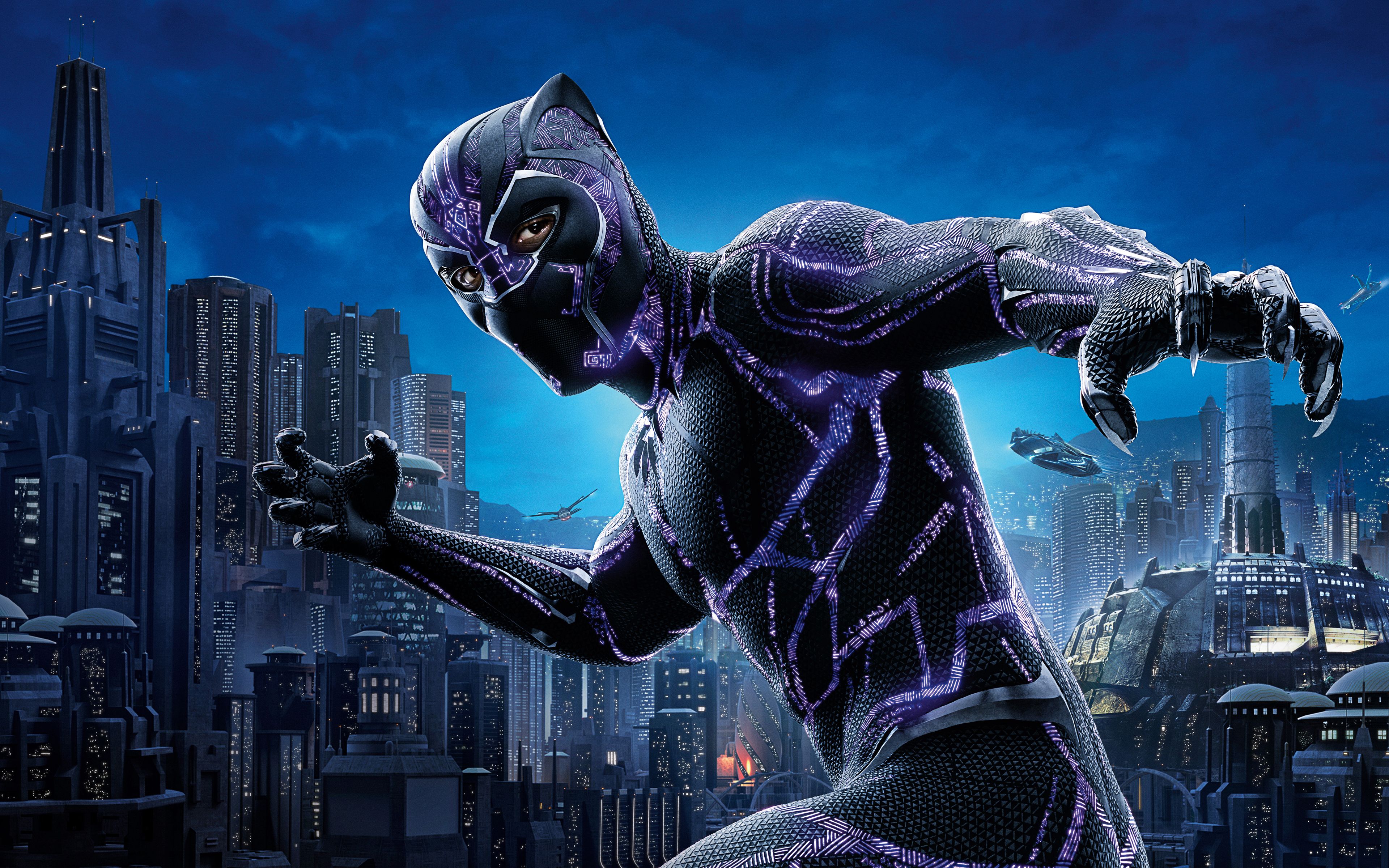 Black Panther Movie 4K 8K Wallpaper