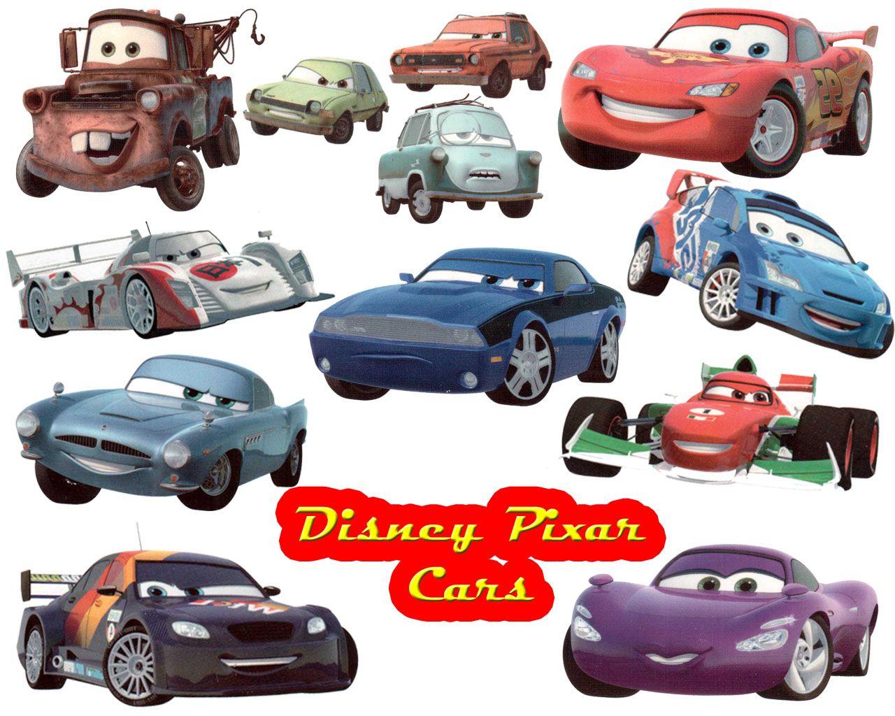 Disney Pixar Cars Favourites Cartoon HD Wallpaper Image for iPad Air