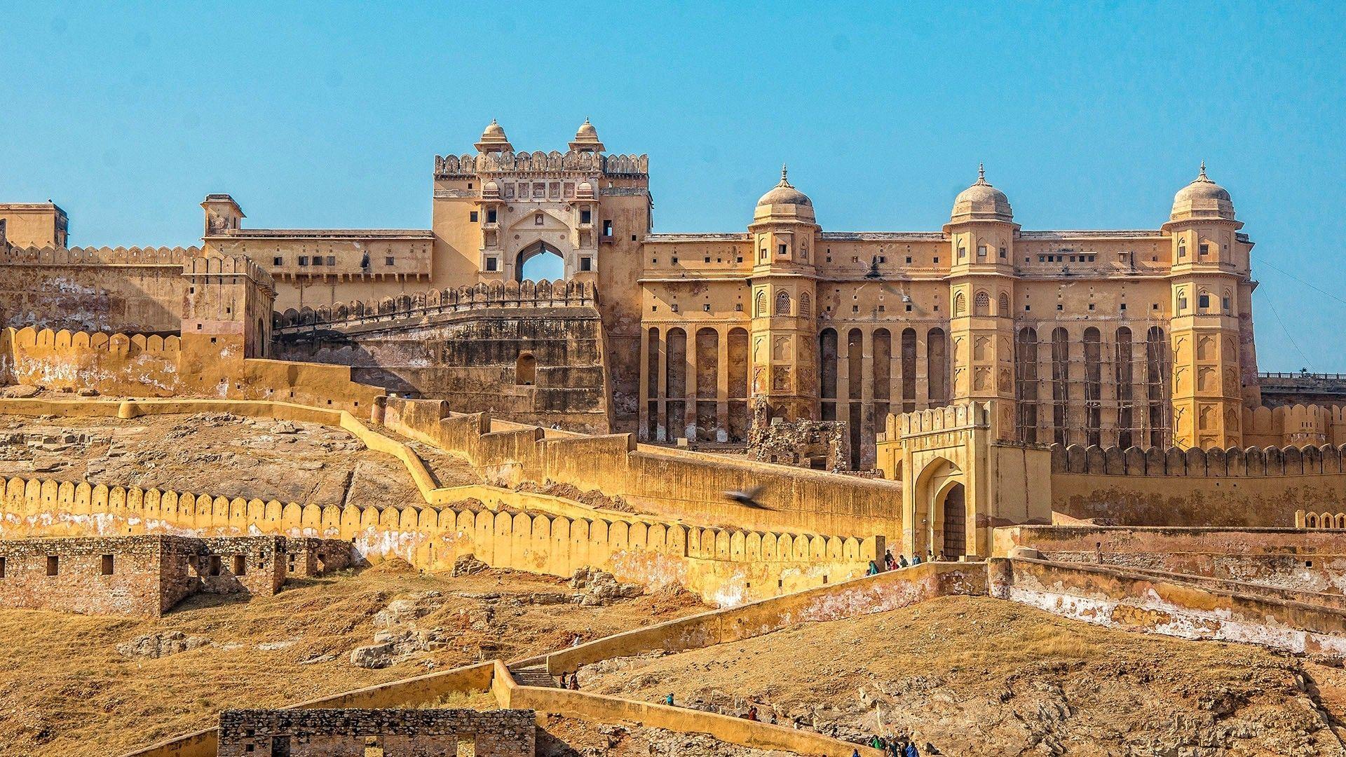 Amer Fort Tourist Place in India HD Photo