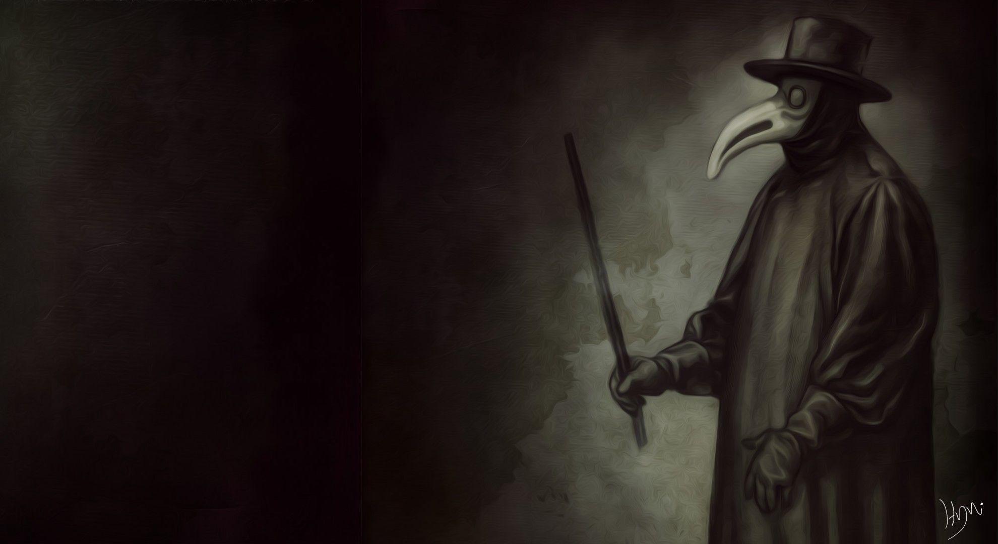 Download free Scp Plague Doctor Poster Art Wallpaper 