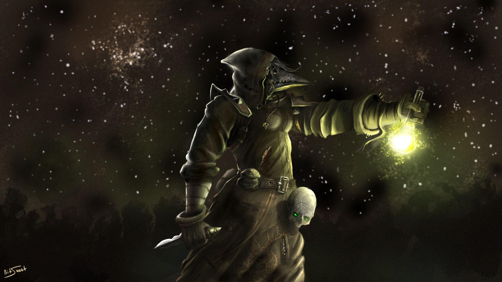 darkest dungeon plague doctor art