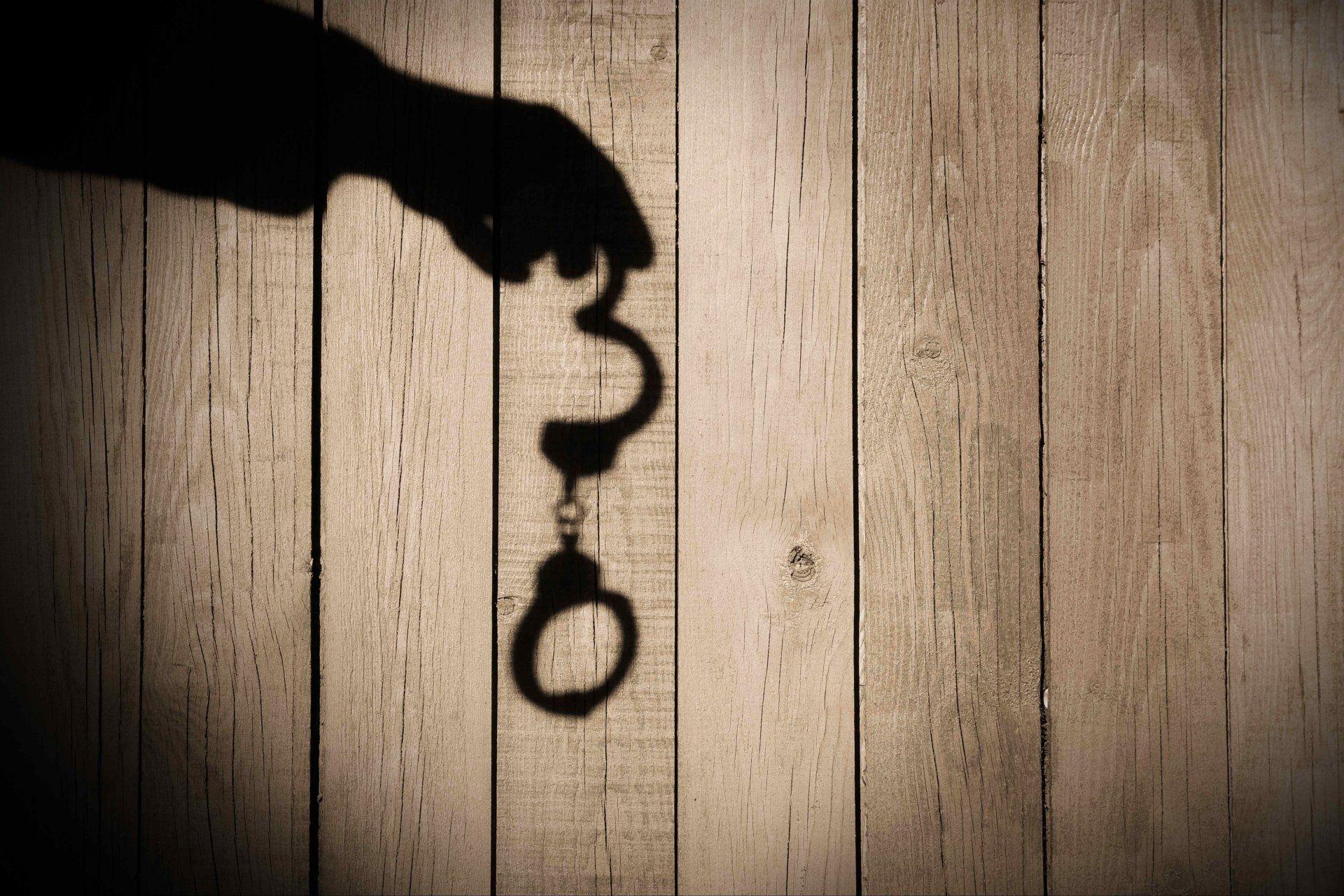 handcuffs background board shadow HD wallpaper