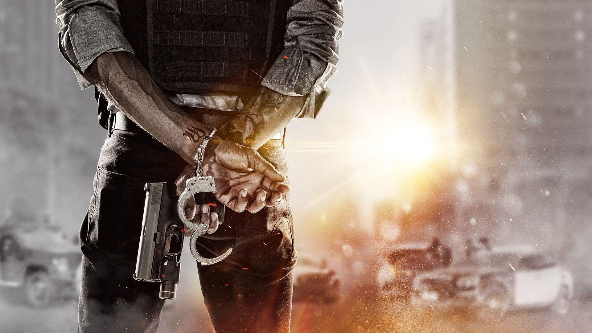 battlefield: hardline visceral games electronic arts weapon cop