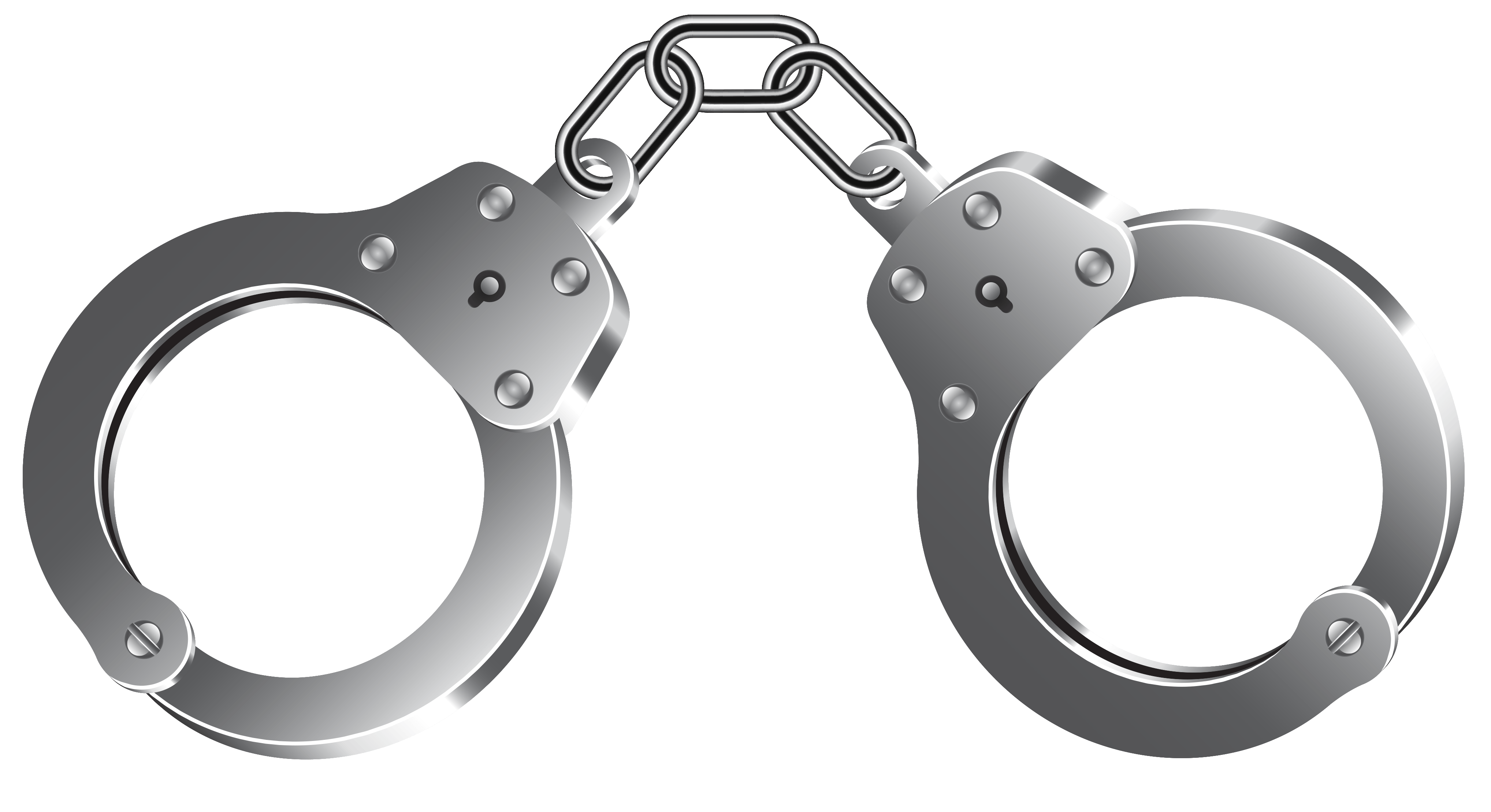 Handcuffs PNG Clip Art Image.