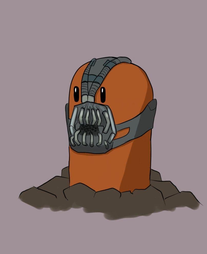 Diglett with Bane mask