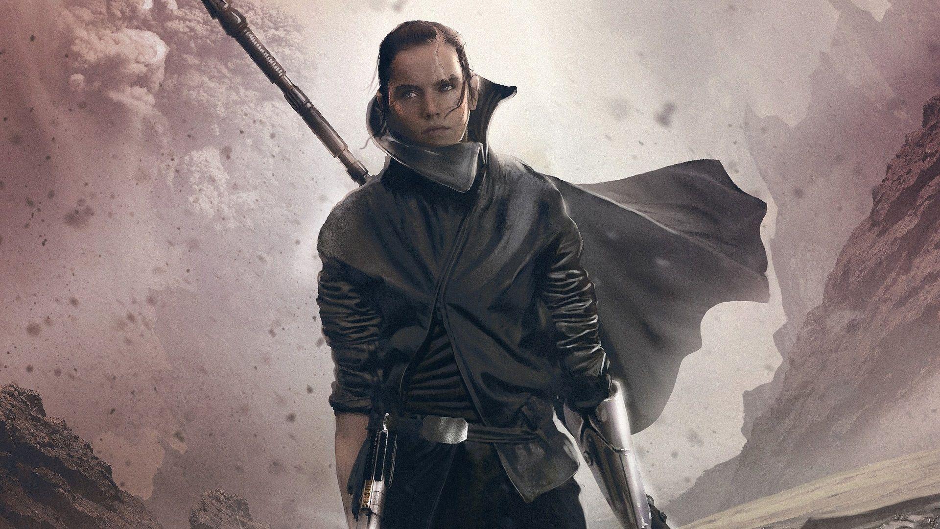 Download Daisy Ridley As Rey In Star Wars The Last Jedi 2048x1152