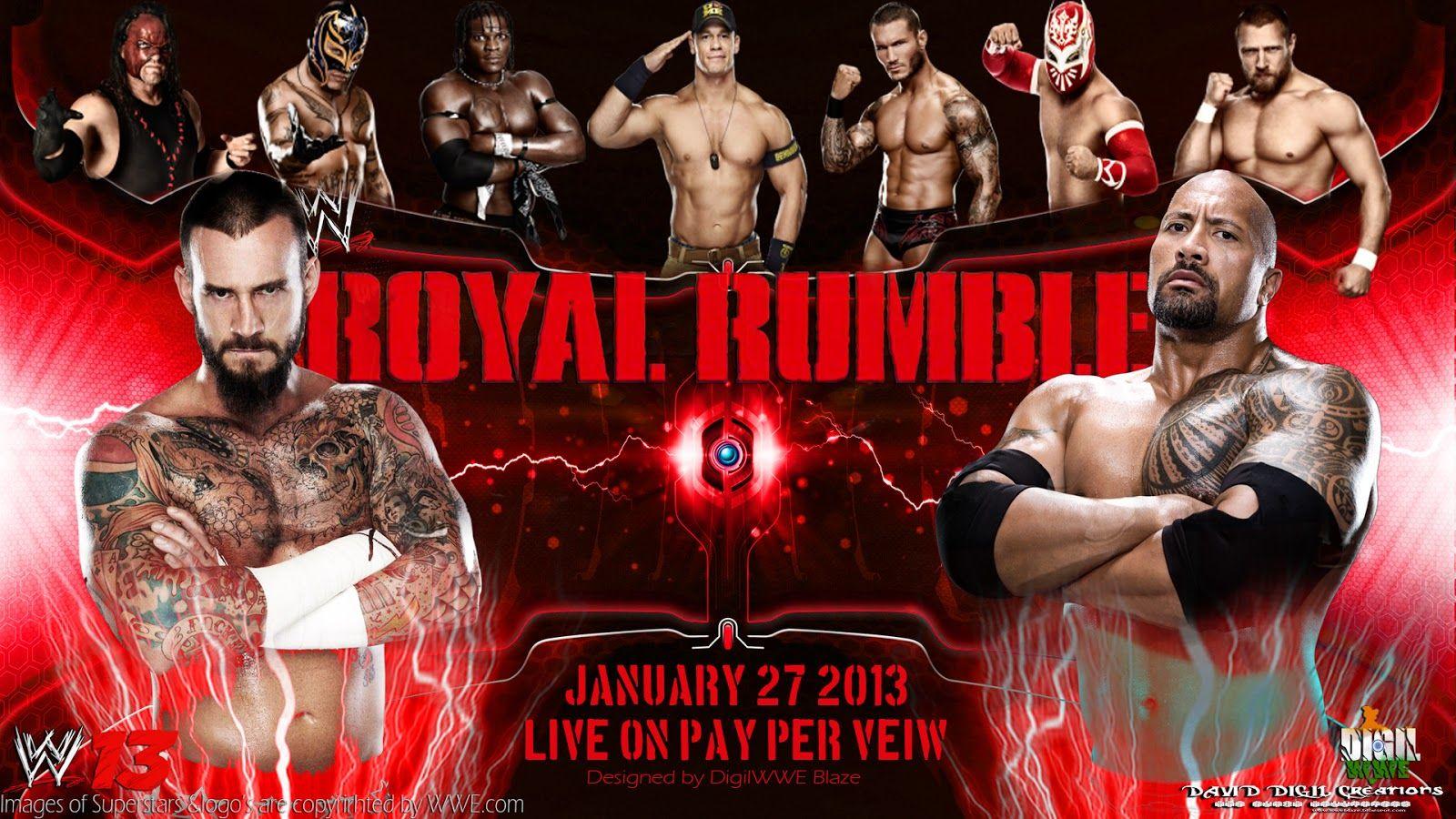 Wallpaper Royal Rumble 2013 Designed