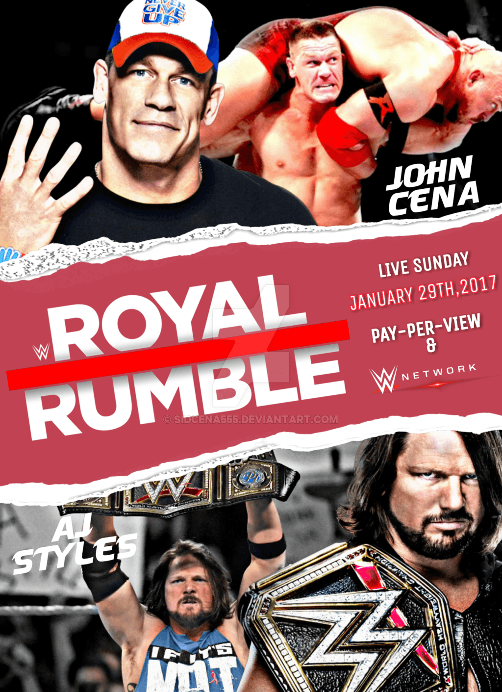 WWE Royal Rumble 2017 Wallpaper