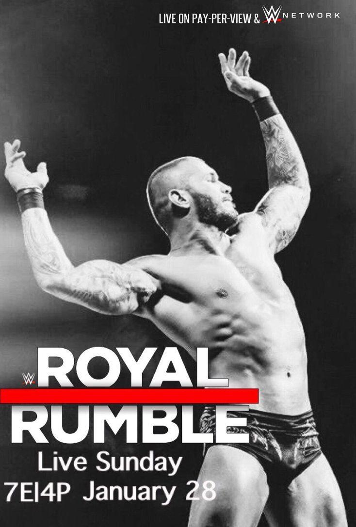 WWE Royal rumble 2018 custom poster