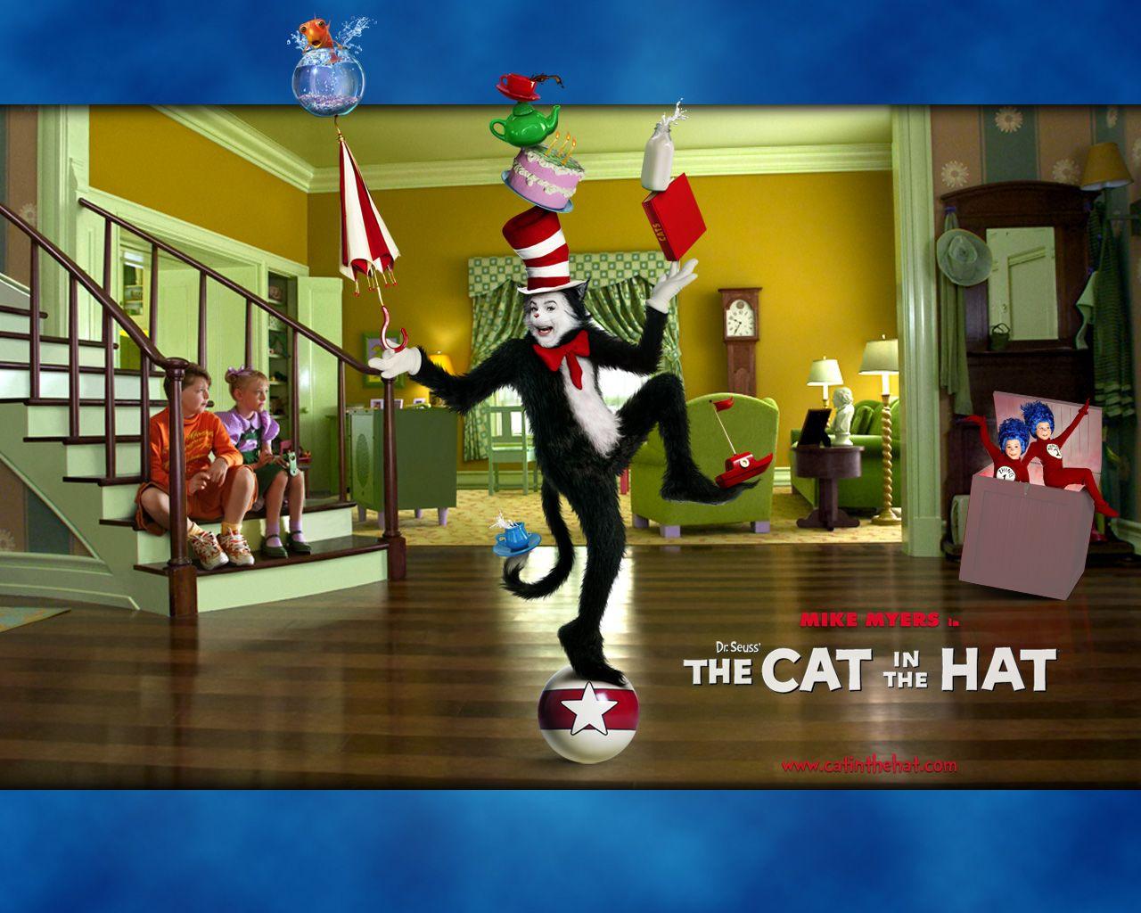 Dr. Seuss' The Cat In The Hat HD Wallpaper