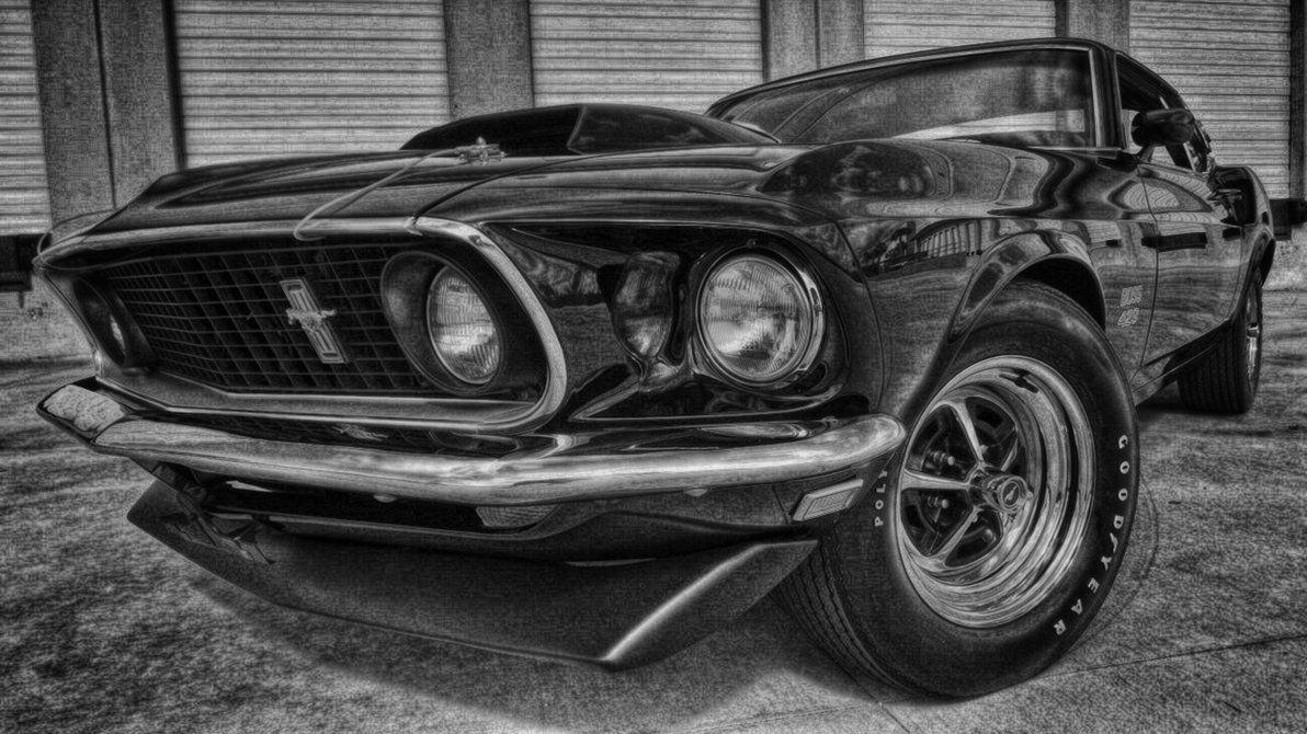 ford mustang boss 429 in HDR