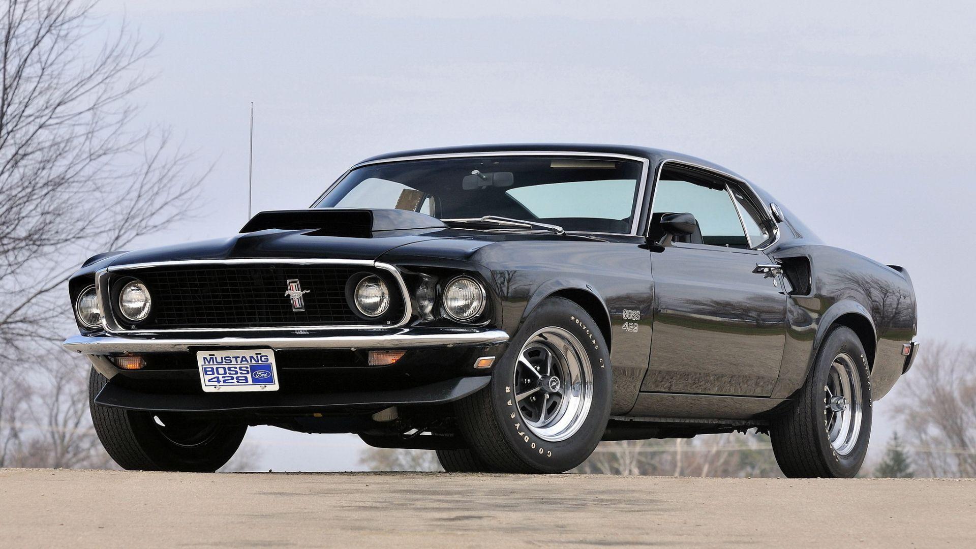 Download Wallpaper 1920x1080 Muscle car, Ford boss, 429