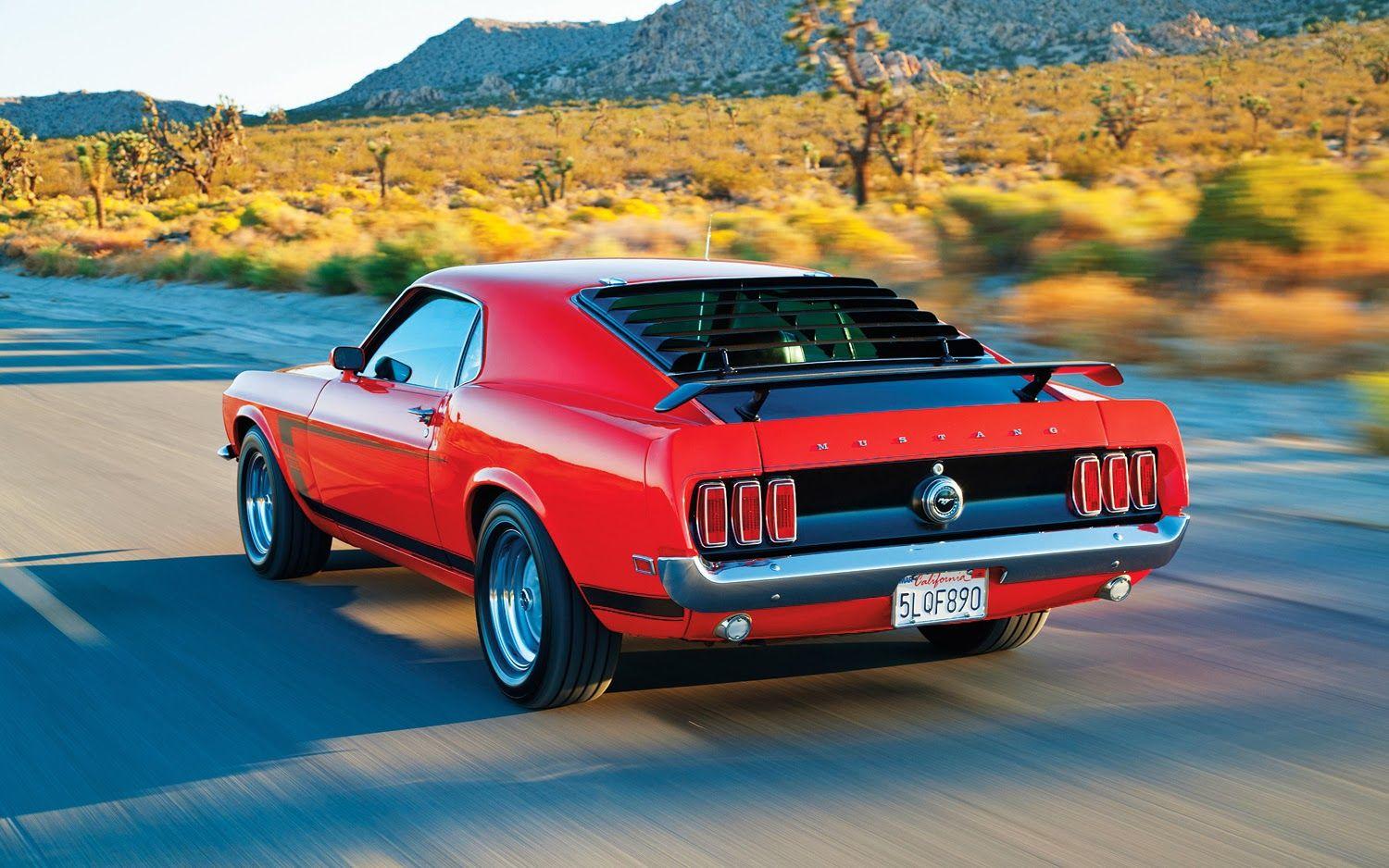 Red Ford Mustang Boss 302 Rare View Muscle Spo Wallpaper