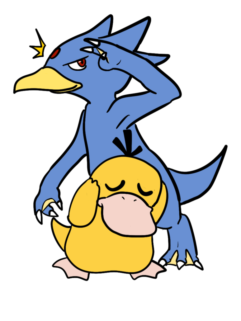 Psyduck and Golduck